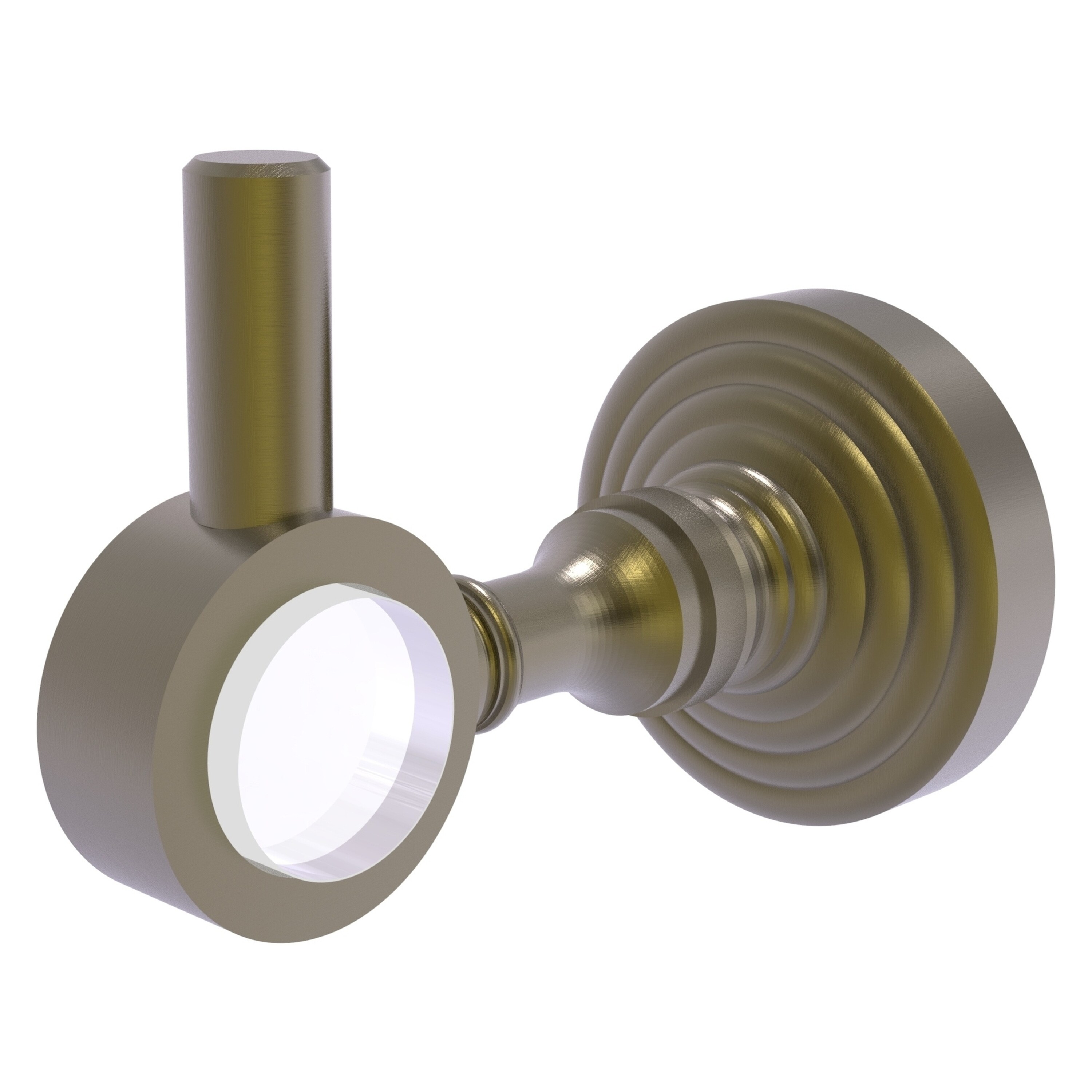Allied Brass PG-20-ABR Pacific Grove Antique Brass Single -Hook Wall mount Towel Hook