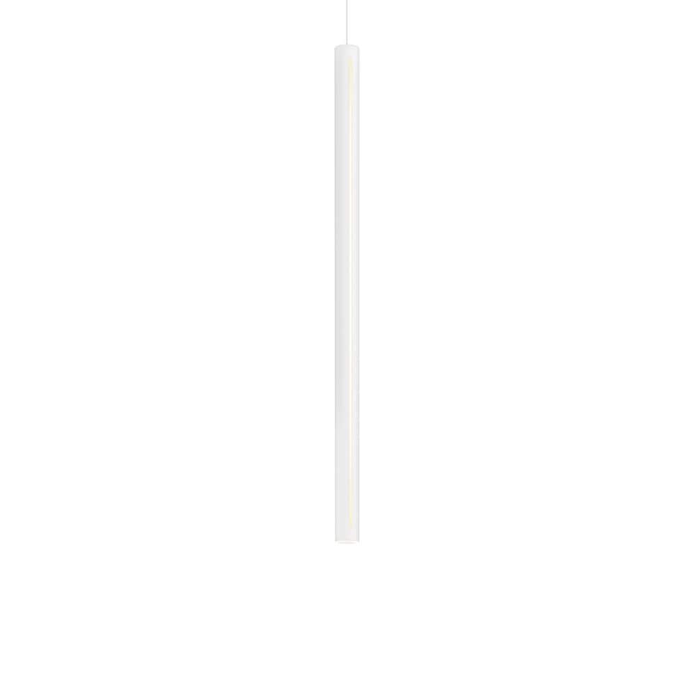 DALS Lighting PDLED120-48-WH Pdled White Modern/contemporary White glass Cylinder Integrated LED Large Hanging Pendant light