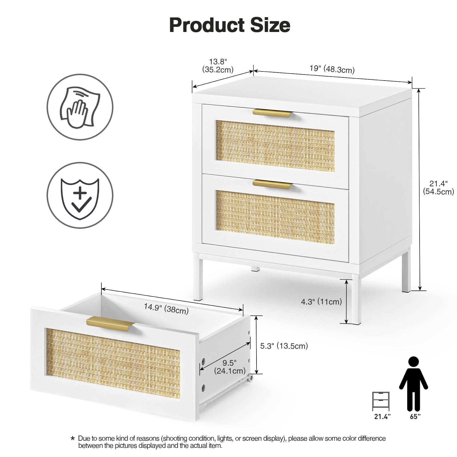 Delarpo H0011 nightstands - View #6