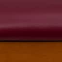 Burgundy Vinyl Seat/Cherry Wood Frame