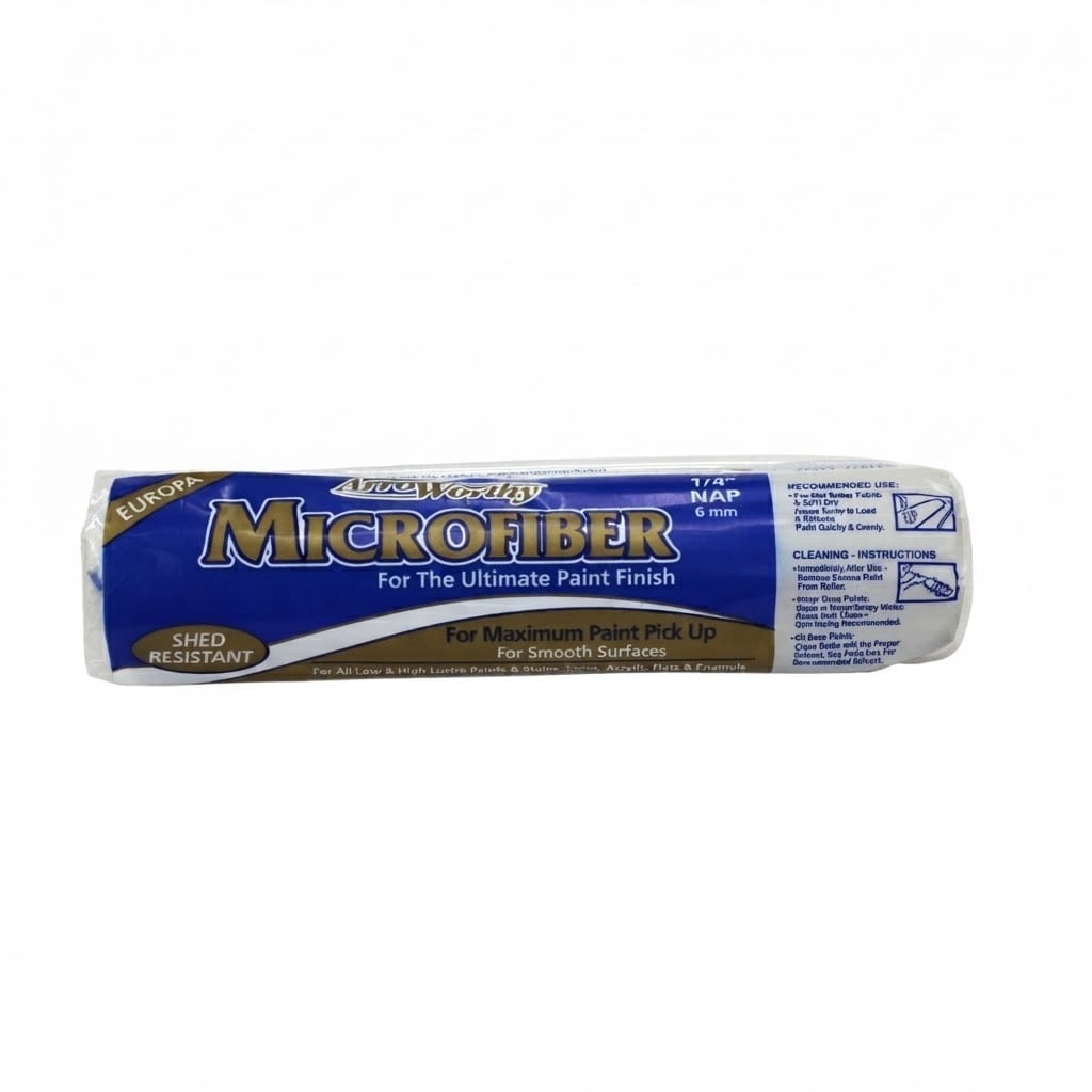 ArroWorthy  Pro Line Microfiber 9 in. W X 1/4 in. Paint Roller Cover 1 pk