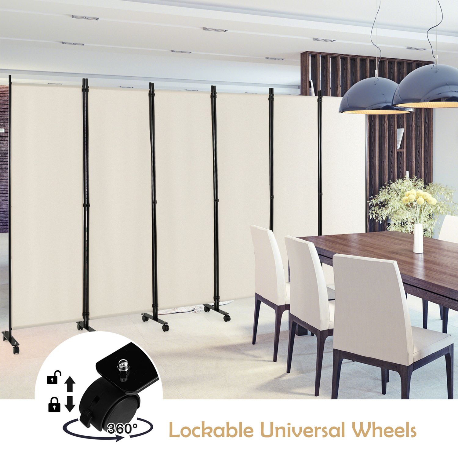 Costway CSHY003418 Indoor-Privacy-Screens - View #4