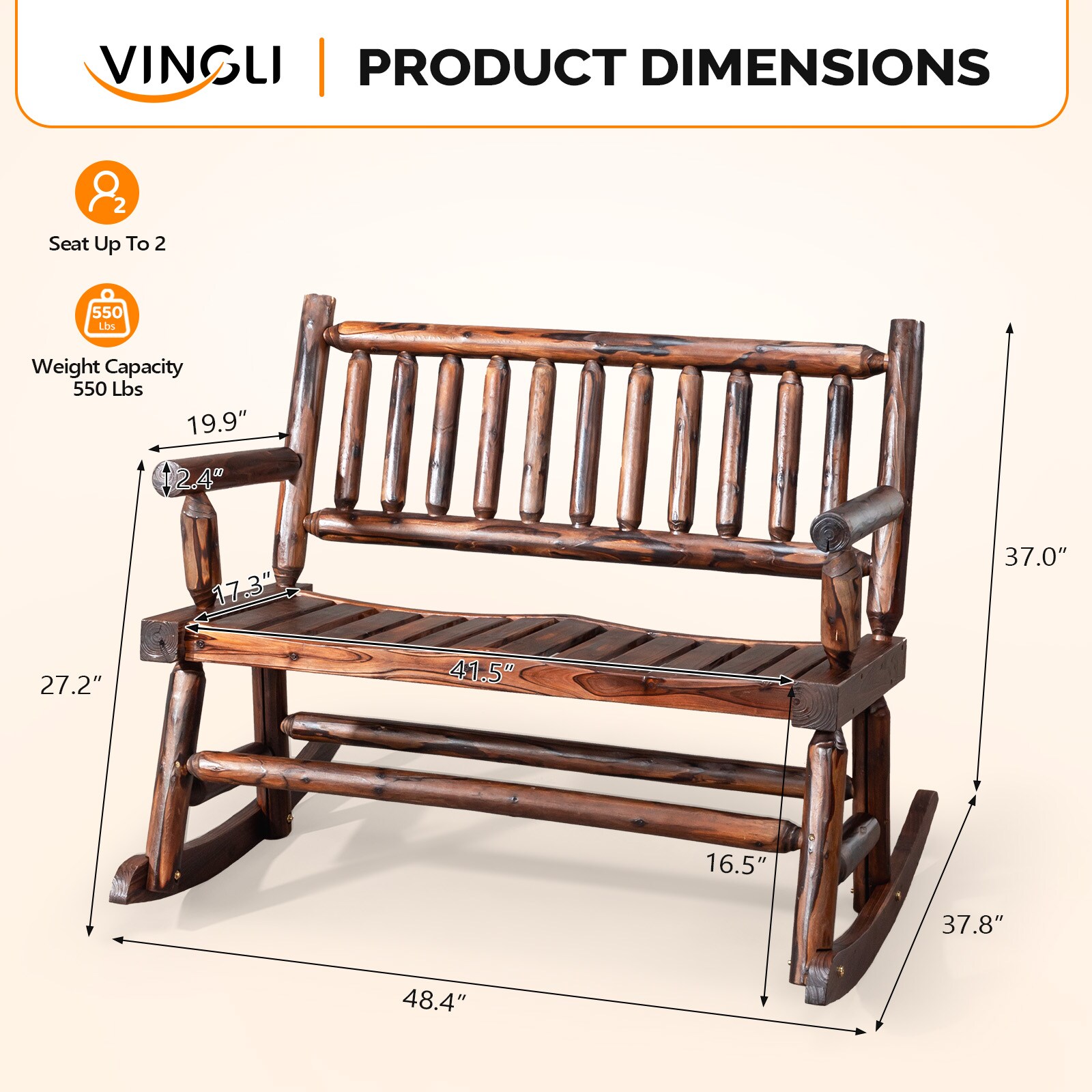VINGLI LW-G56001482 Patio-Chairs - View #2