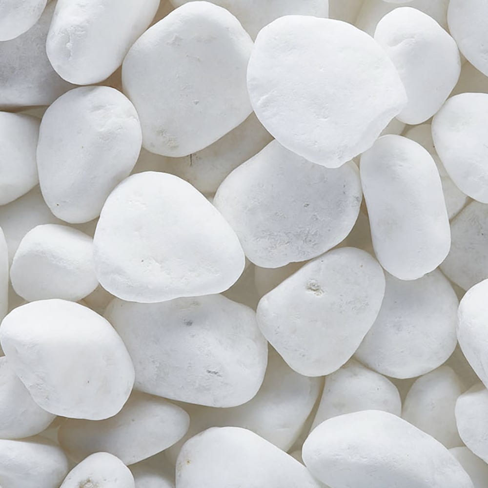 Yard Elements 0.125 Cubic feet 10-lbs. White Decorative rock ( 0.5 - 3.0-in Rock Size )