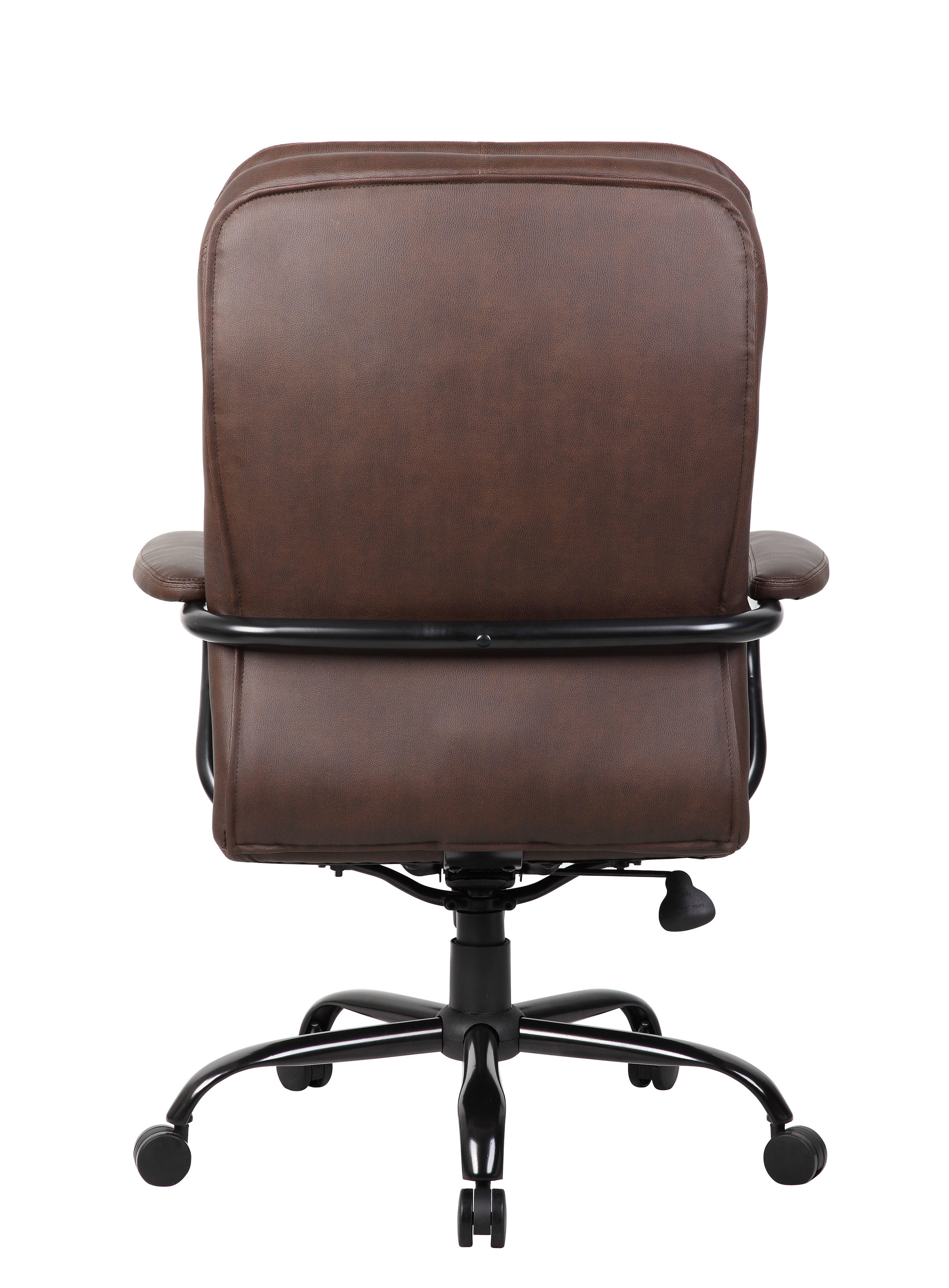 Boss Office Products Bomber Brown Contemporary Ergonomic Adjustable ...