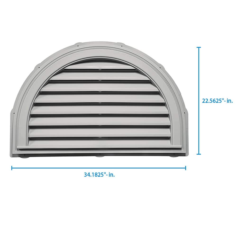 Builders Edge 120023422030 Gable-Vents - View #3