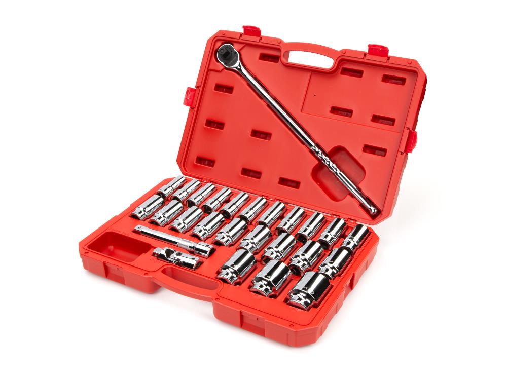 TEKTON 3/4-in Drive Metric Deep Socket Set (27-Pieces) SKT35206 Sansujyuku sansujyuku.com