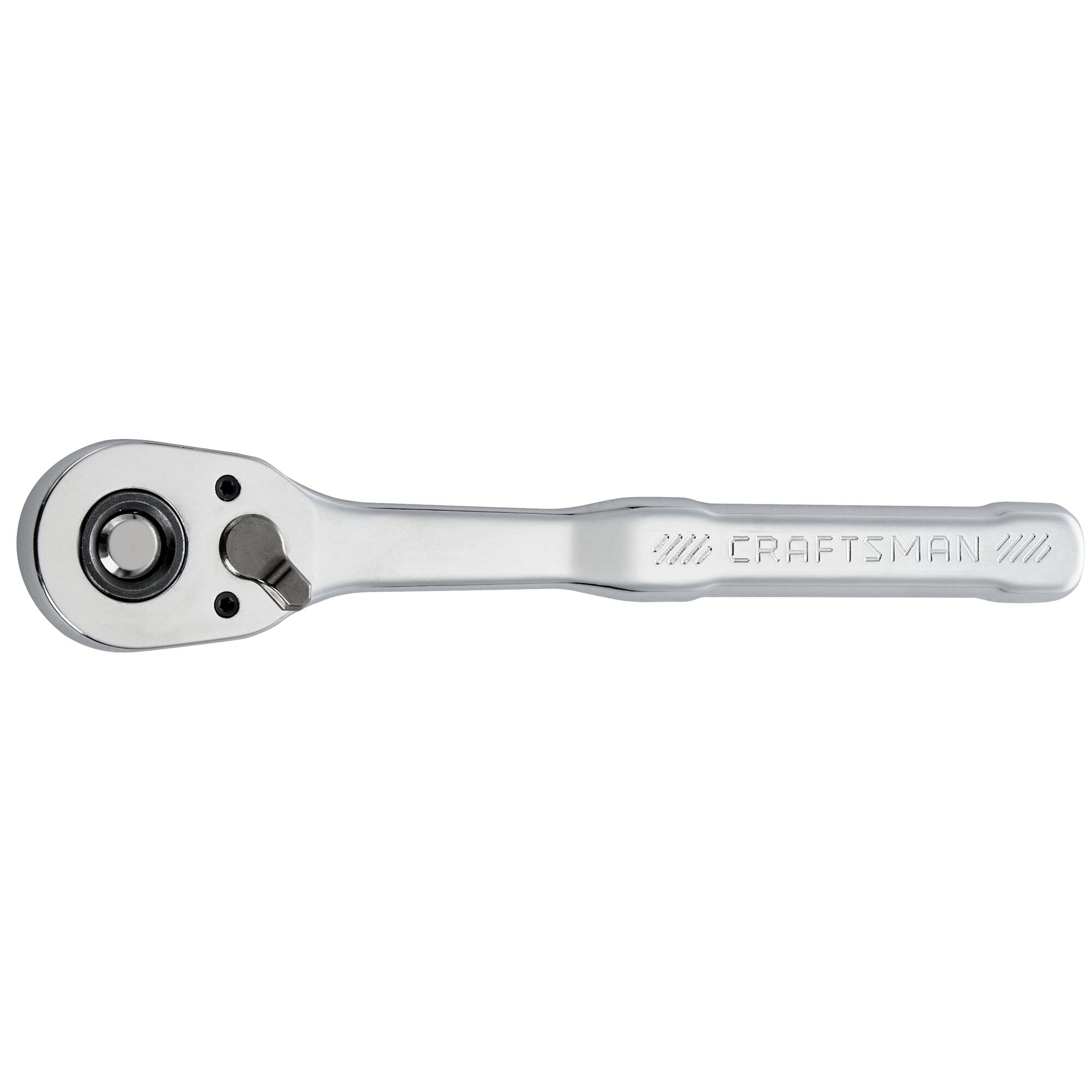 Capri Tools Fine 90-Tooth Ratchet, Soft Ergonomic Handle, 1/4, 3/8, 1/2-in  Drive