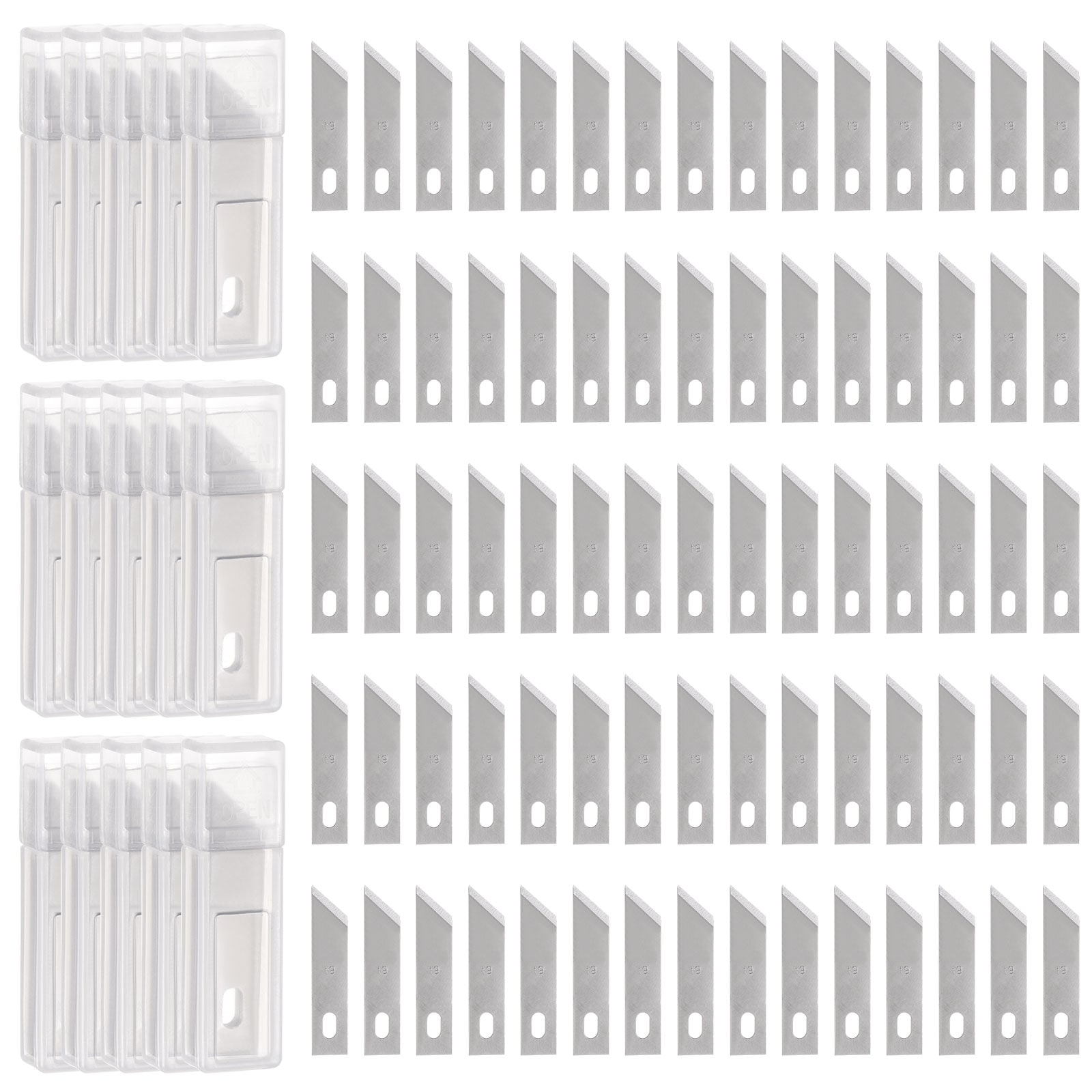 Harfington 150pcs Exacto Knife Blades #19 Hobby Knife Replacement Blades Refills #S25122400UX5369