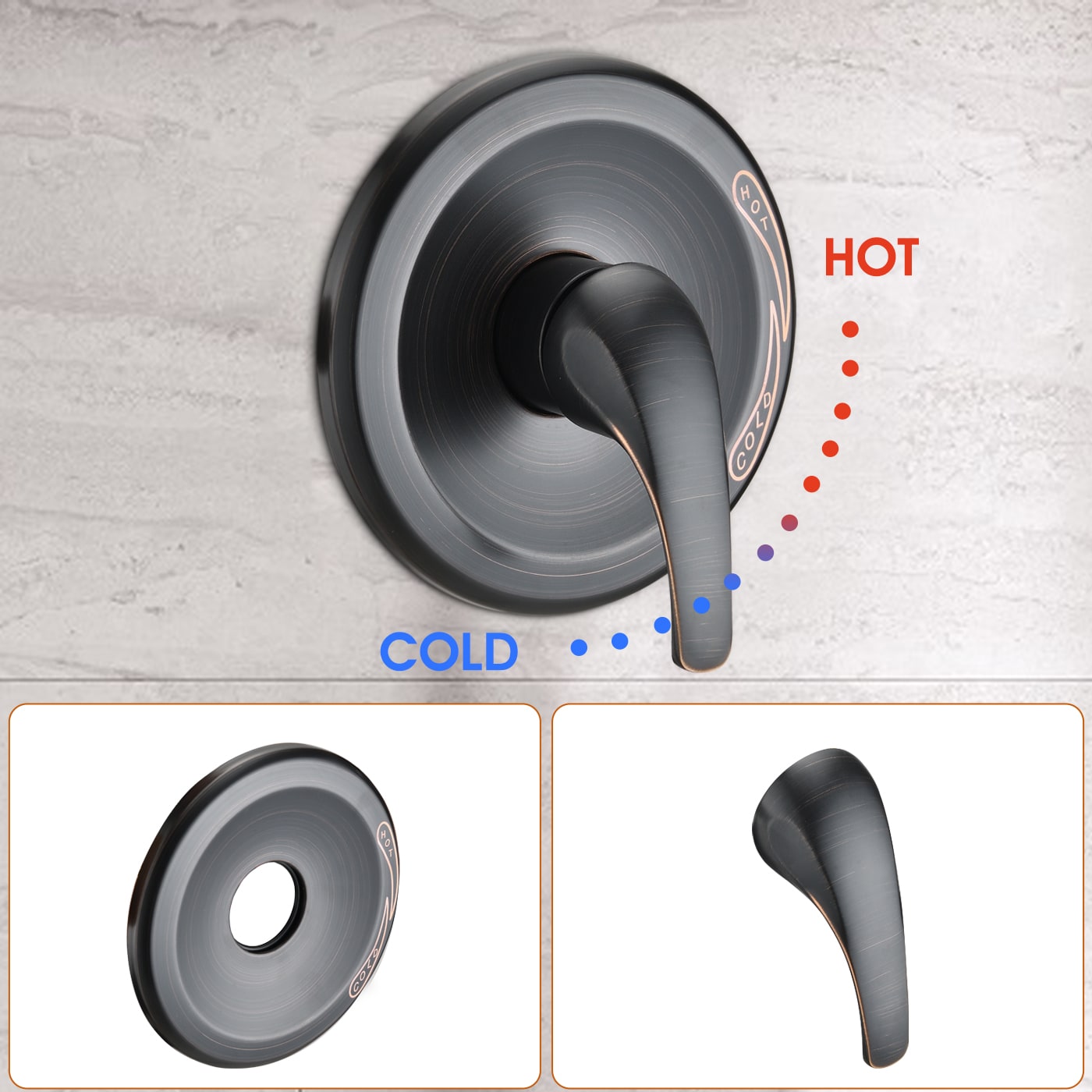 Mondawe MD-JMSW61964 Showerhead-Bar-Panels - View #6