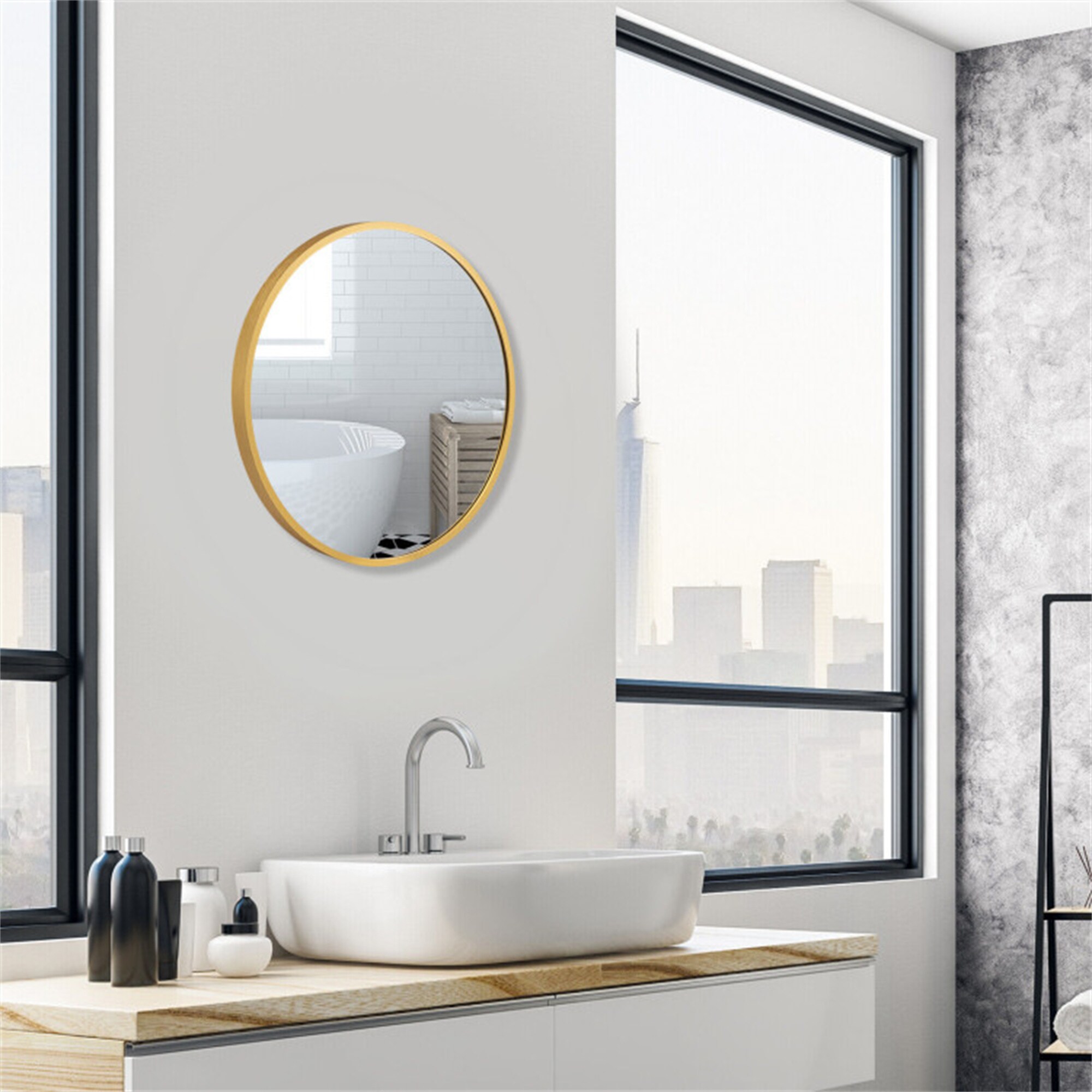 BABOOM BOM-10612GD-CO Framed-Bath-Mirrors - View #3