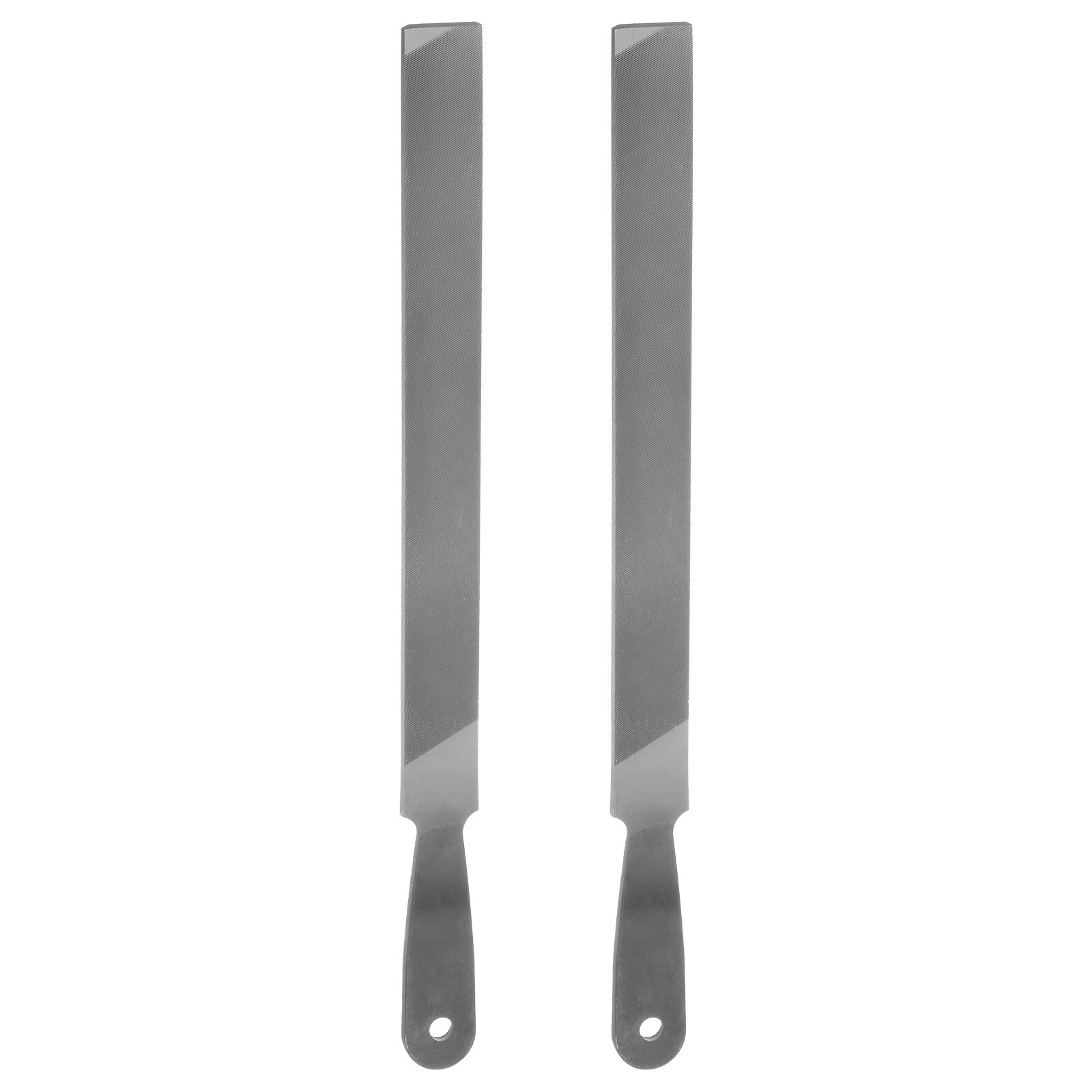 Harfington 2pcs Farmers Own Files 10 Inch High Carbon Steel Single Cut Flat Hand Rasp File for Deburring and Removing Material