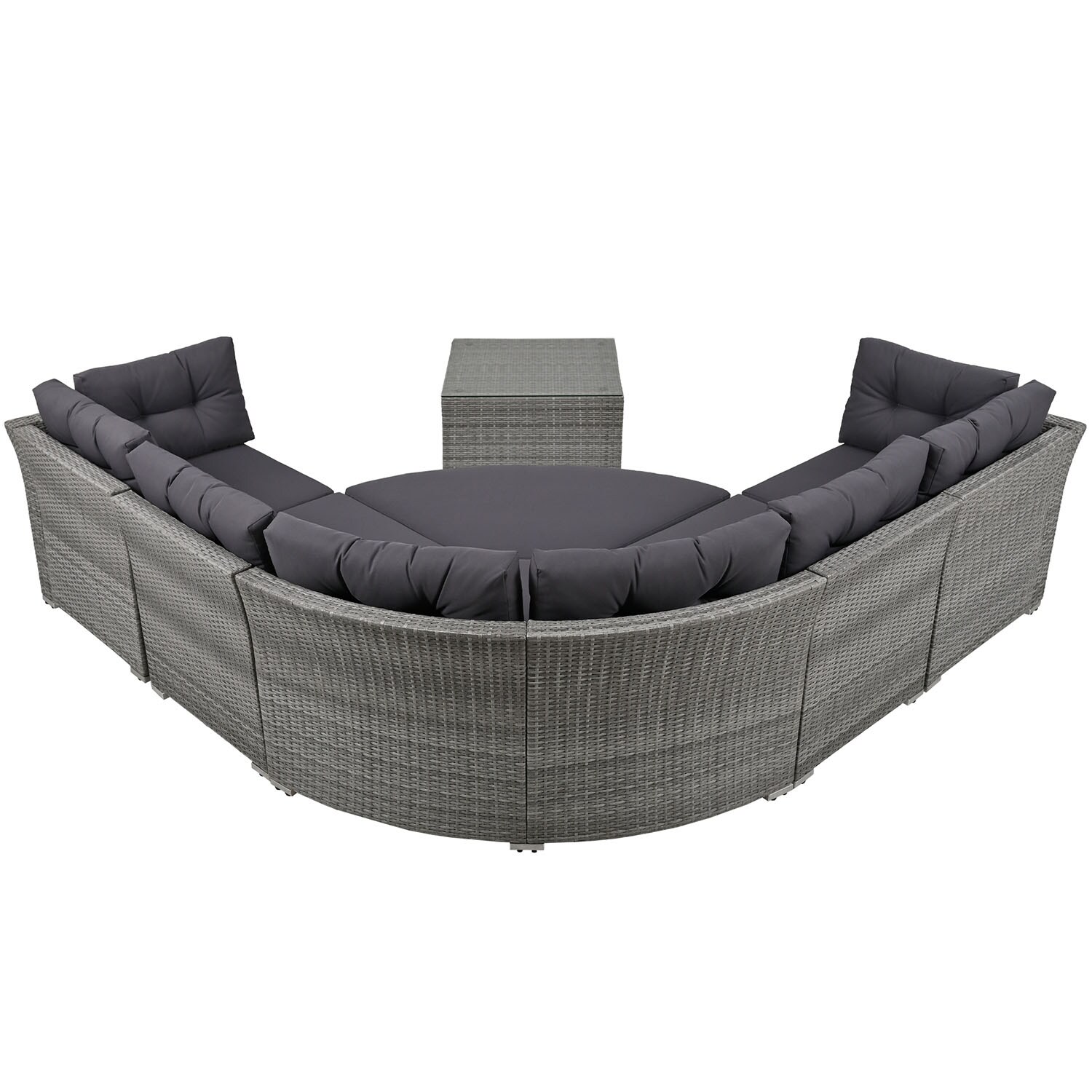 SINOFURN SYA020127BK Patio-Sofas-Daybeds - View #6
