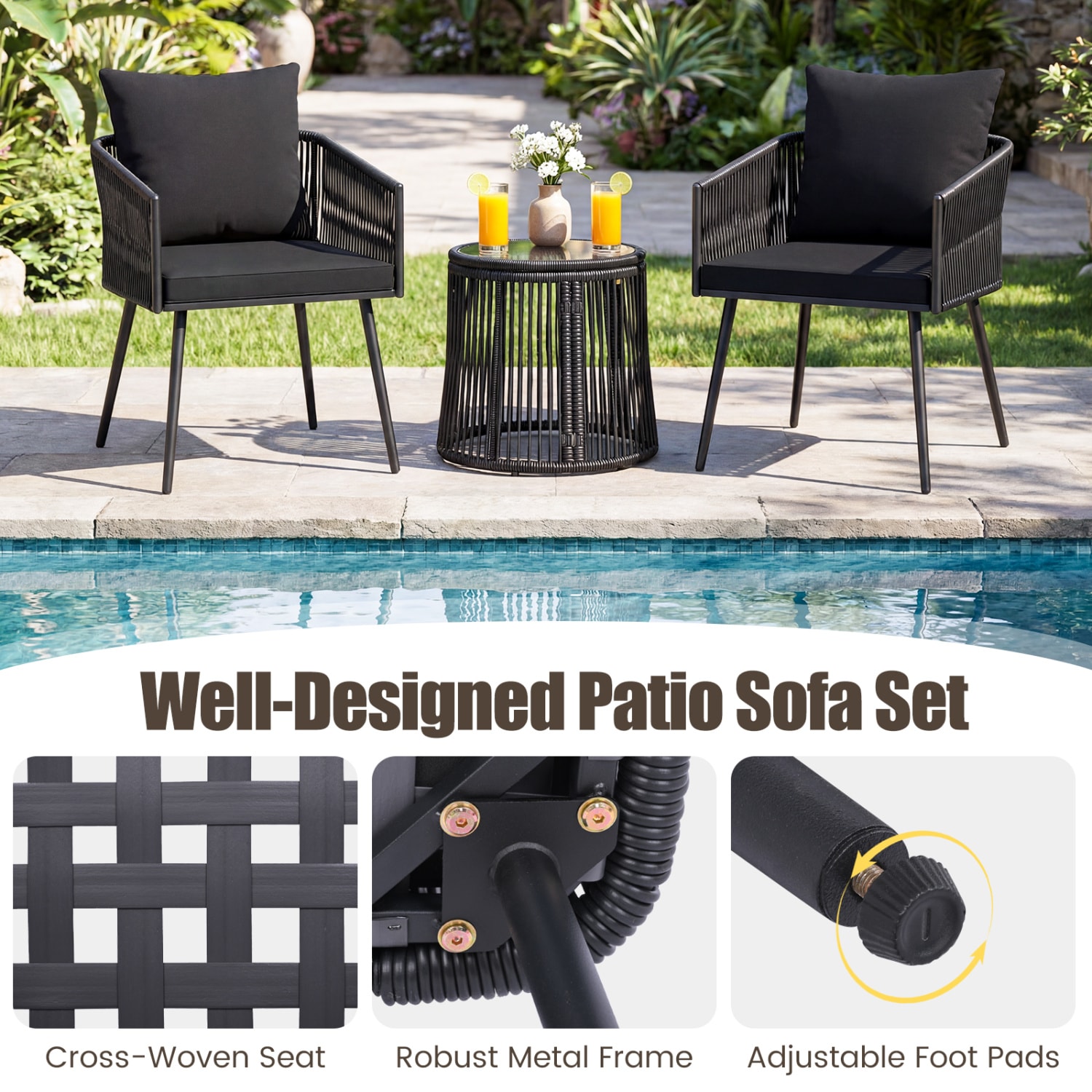 Mondawe MOID02A00014214 Patio-Conversation-Sets - View #5
