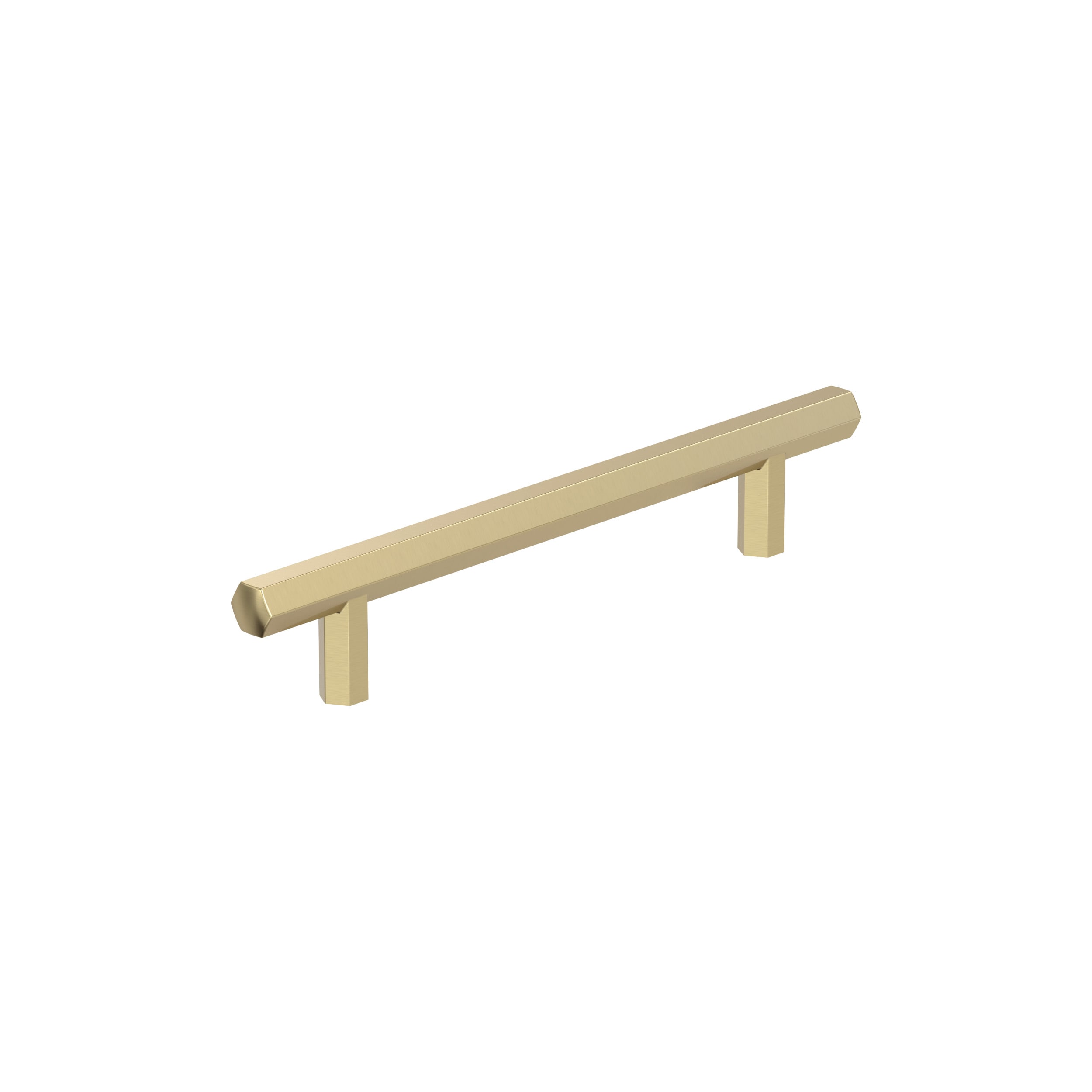 Amerock BP36874BBZ Caliber 5-1/16-in , 128mm Center to Center Golden Champagne Cylindrical Bar