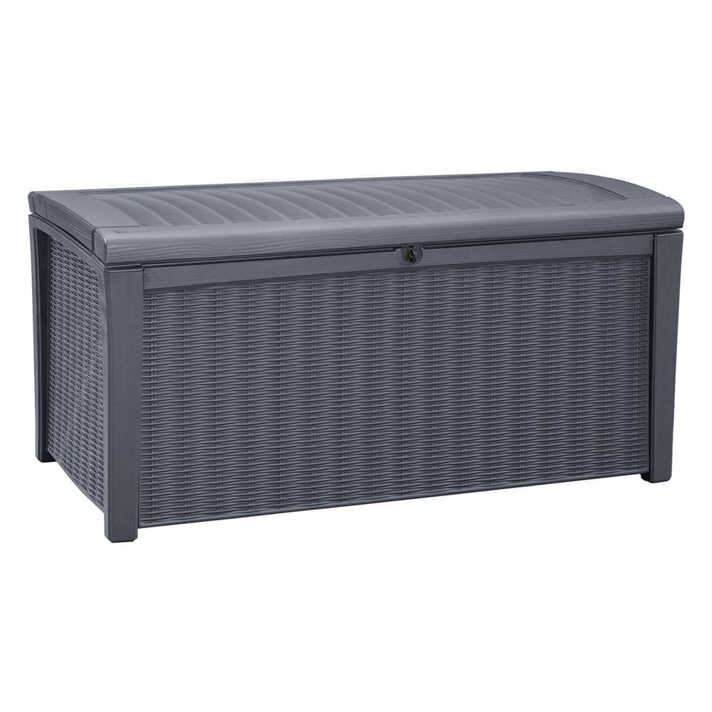 Keter 227574 110-Gallon Grey Plastic Deck Box
