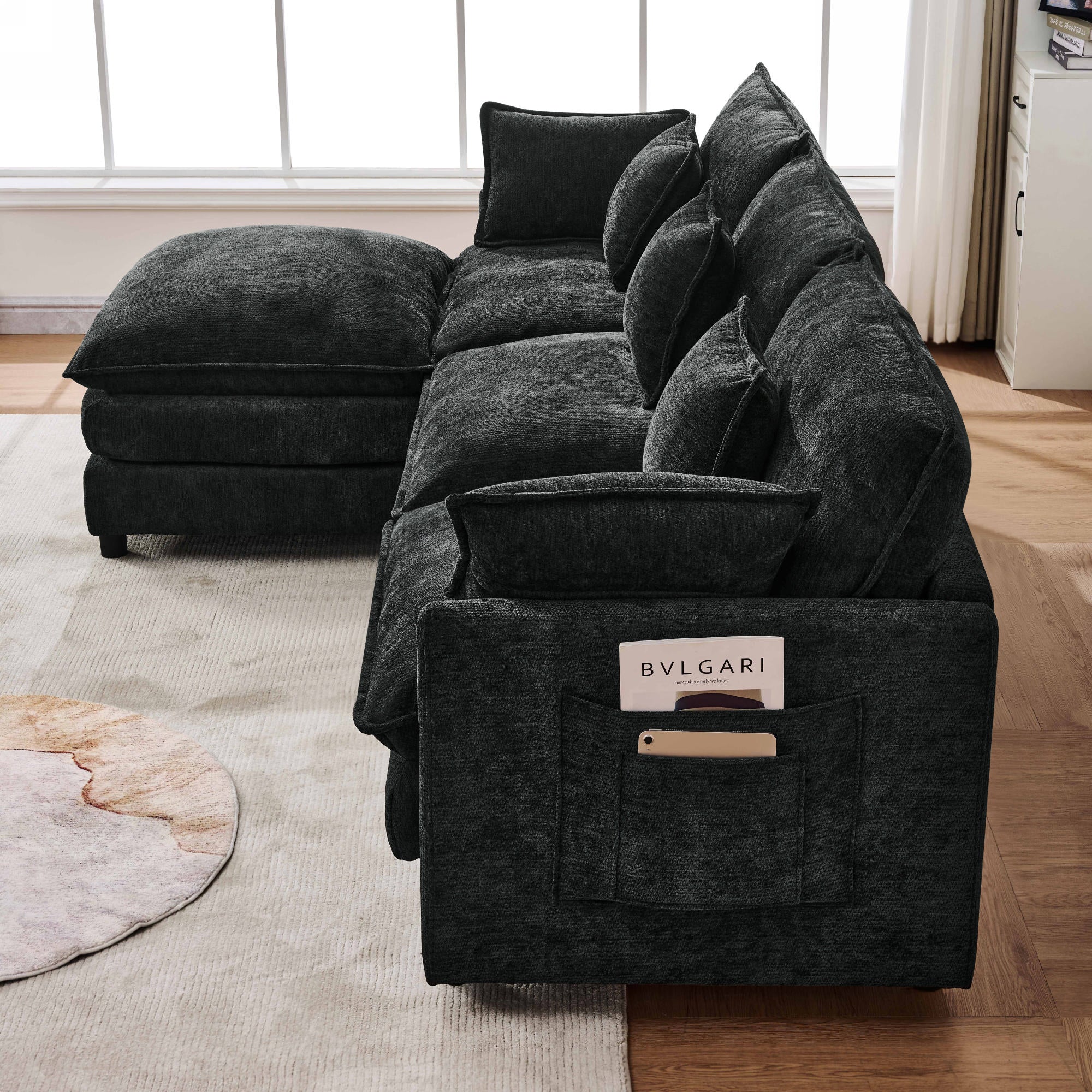 Boyel Living BL-GA8032BK Sofas-Loveseats - View #3