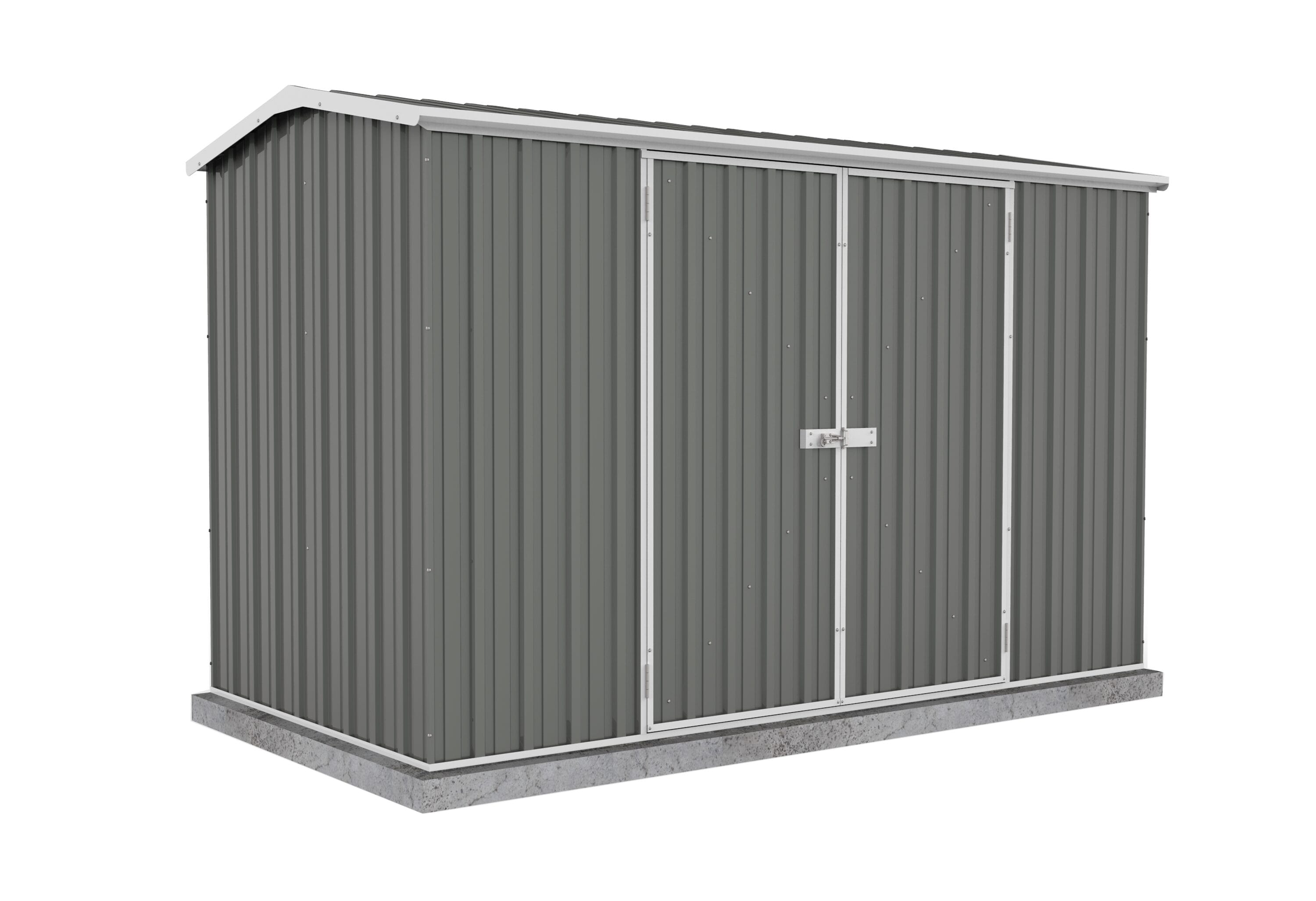 ABSCO AB1000 5-ft x 10-ft Premier Galvanized steel Storage Shed