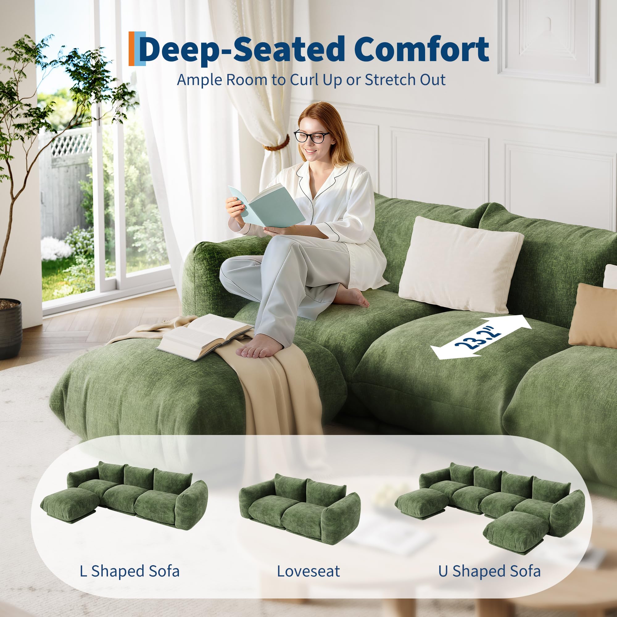 GarveeLife YXY01Y0T9R8E7W6Q5 Sofas-Loveseats - View #4