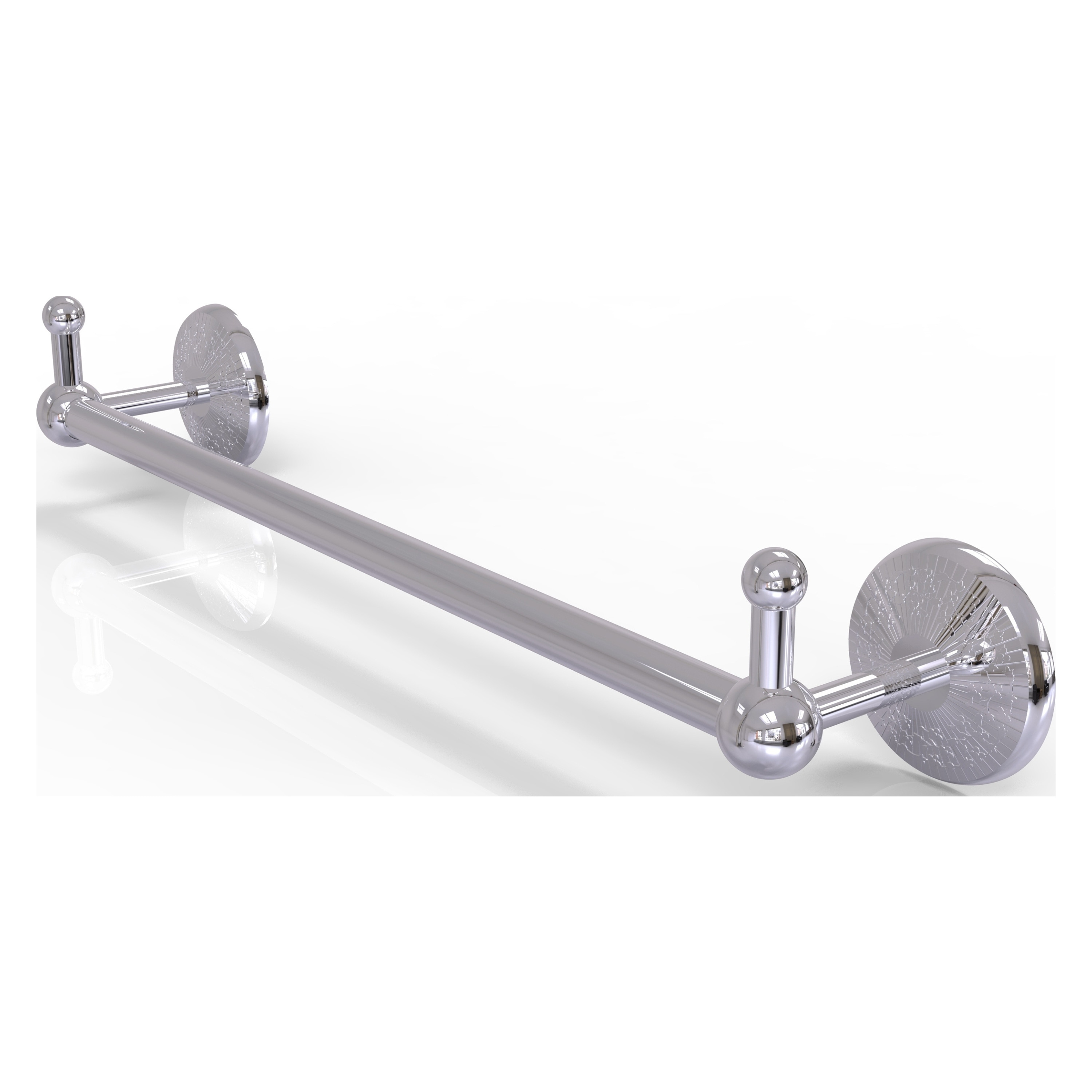 Allied Brass PMC-41-18-PEG-PC Prestige Monte Carlo 18-in Polished Chrome Wall mount Single Towel Bar