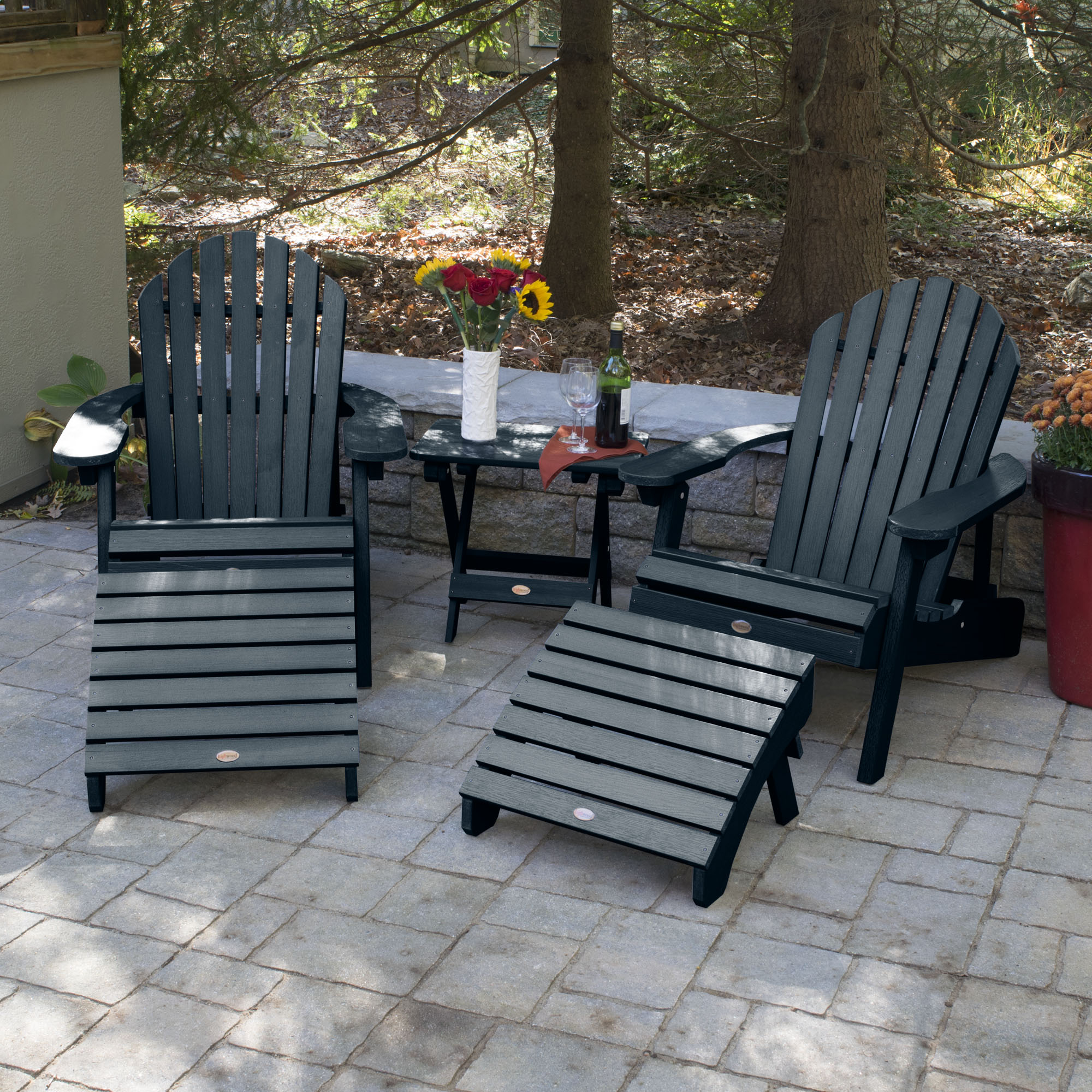 highwood AD-KITCHL2-FBE 5 -Piece Patio Conversation Set