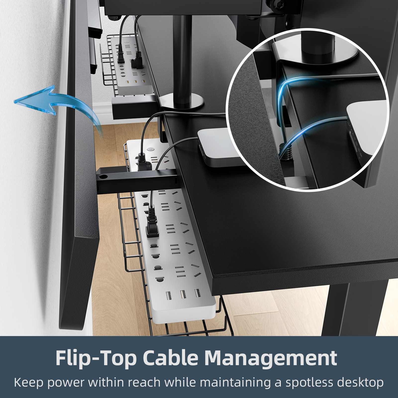 Wooakway SD12060-BK desks - View #2