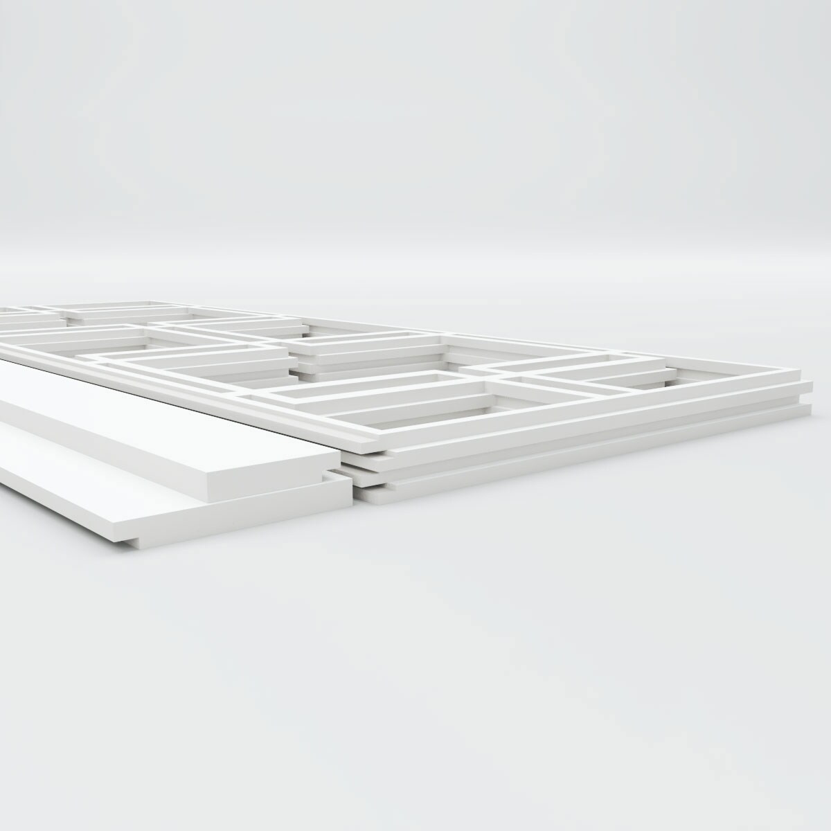 Ekena Millwork WPK44X94GBY Wall-Panels - View #3