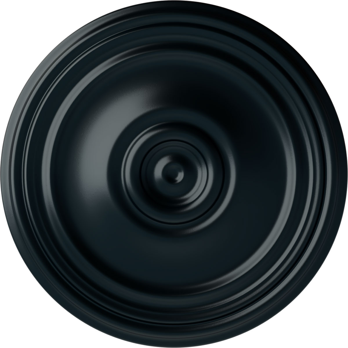 Ekena Millwork CM21RENSF Reece 21-in W x 21-in L Painted Night Shade Polyurethane Whole Ceiling Medallion