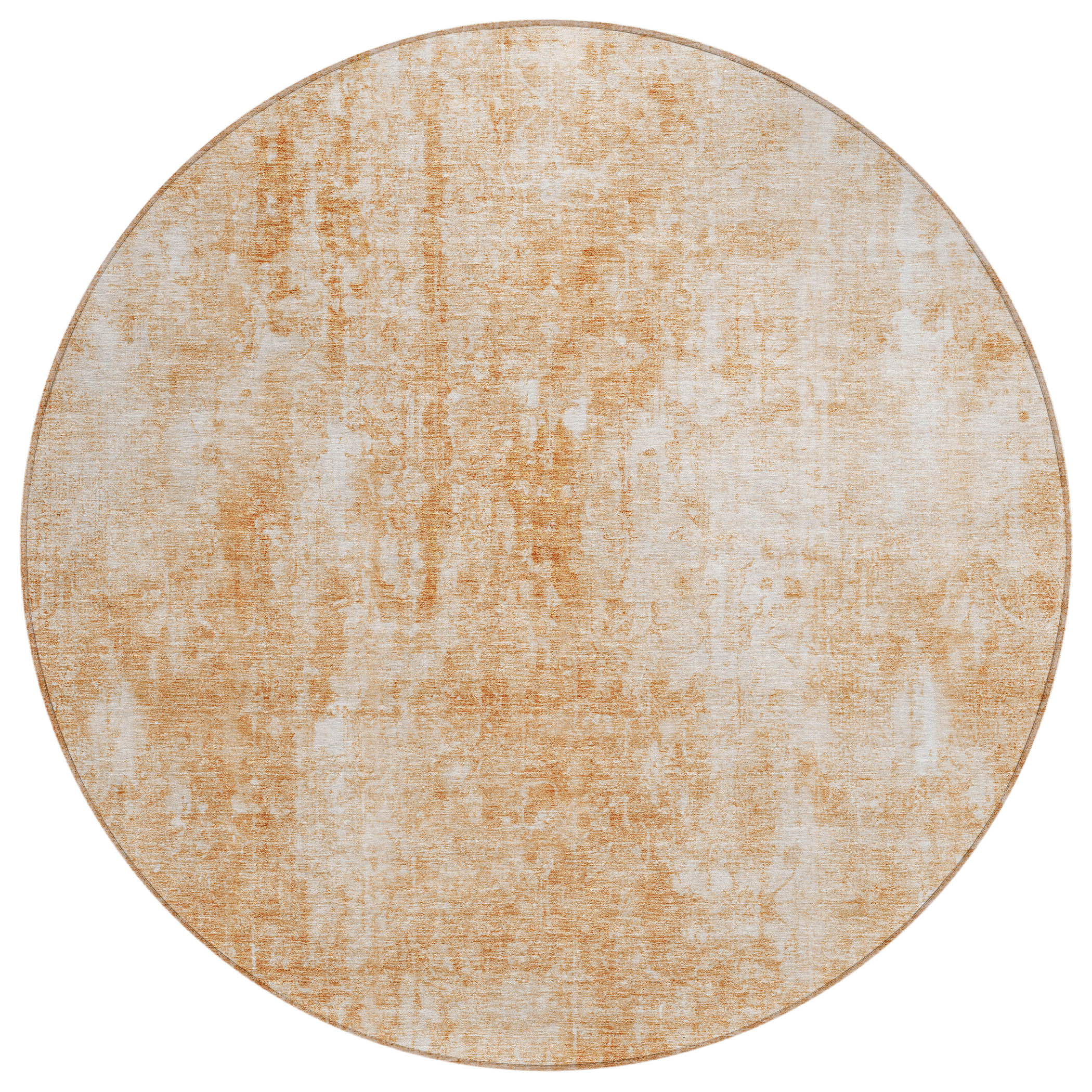 Addison Rugs ACN656TR8RO Chantille ACN656TR 8 x 8 (ft) Polyester Terracotta Round Indoor/Outdoor Geometric Machine washable Area rug