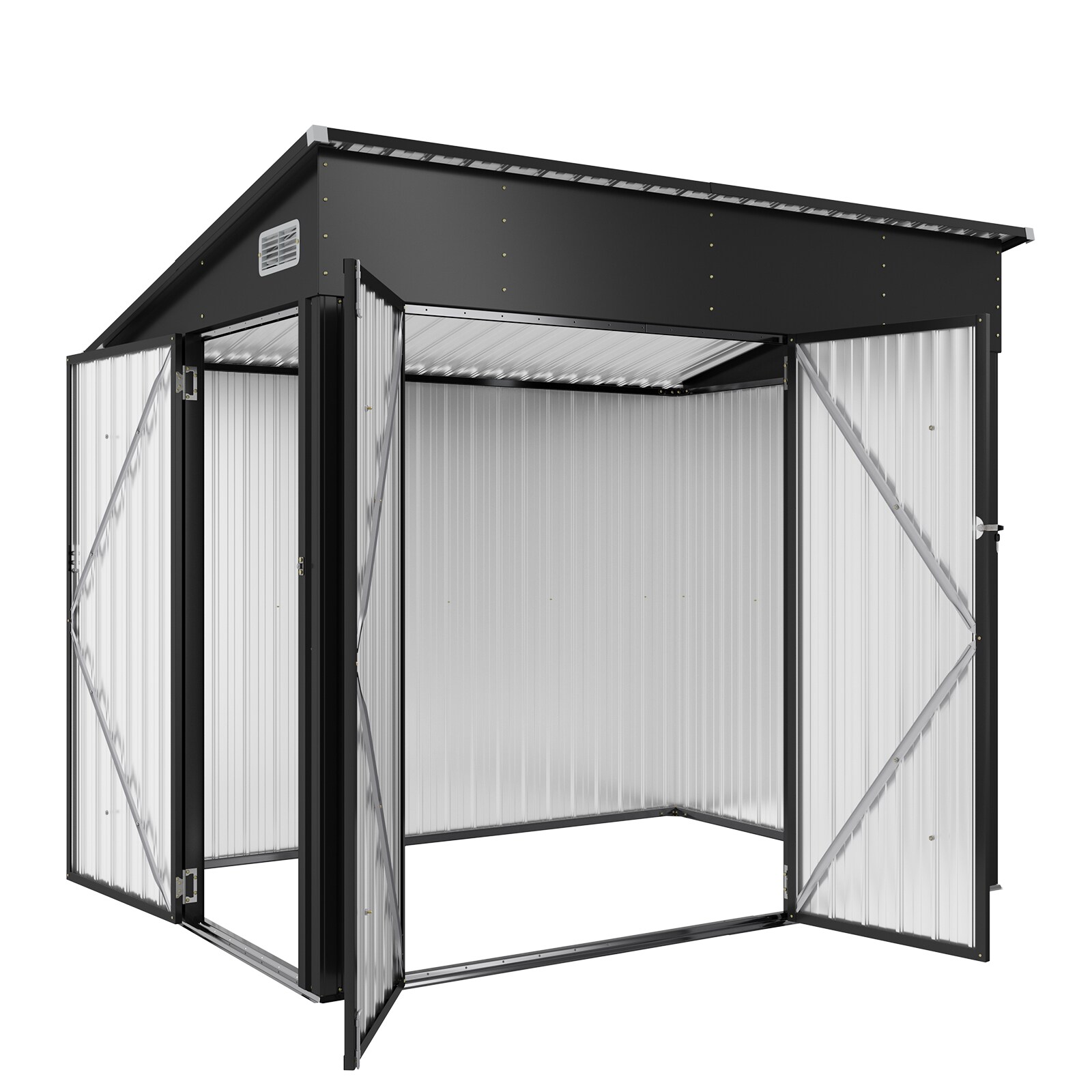 AOXUN AX-00402B Metal-Storage-Buildings-Sheds - View #2