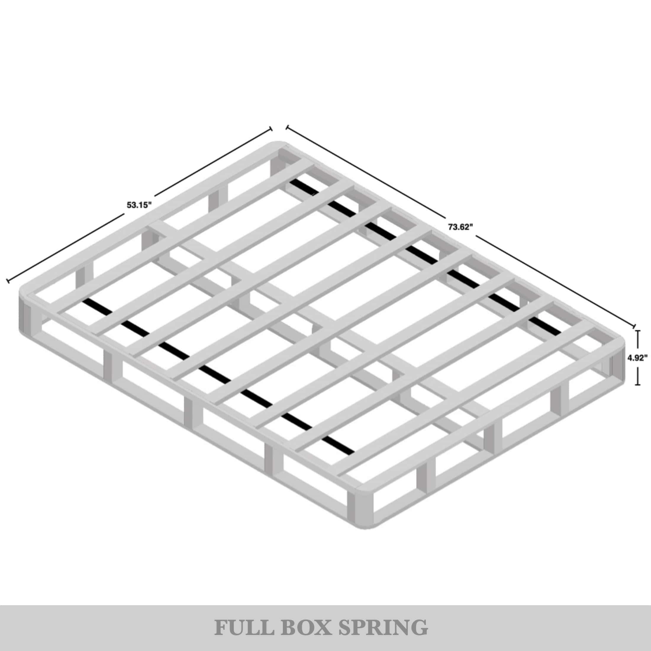 ChaletPosh C003FBS-WGY-LN Box-Springs - View #8
