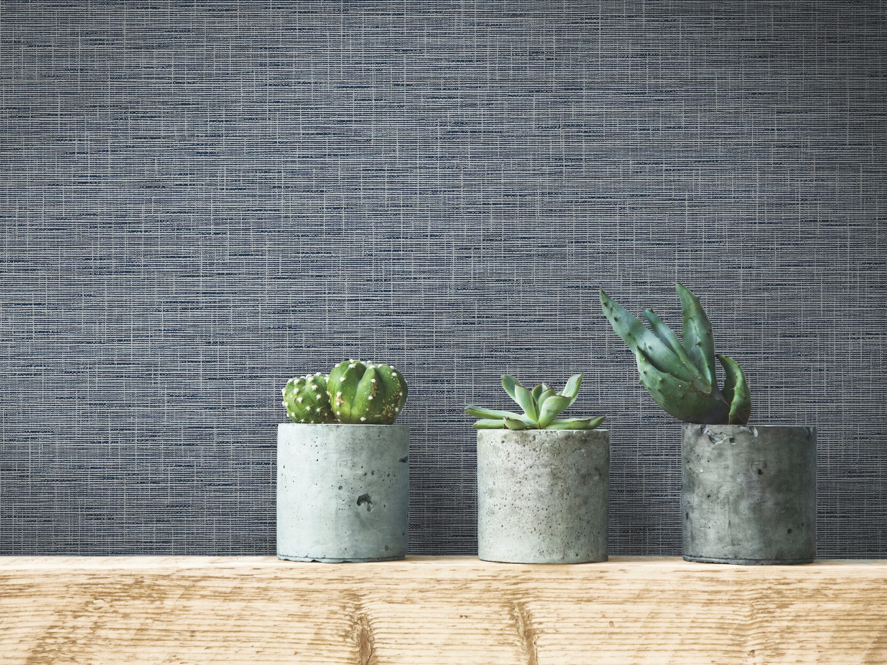 York Wallcoverings FH4057 Simply Farmhouse 56.4-Sq. Feet Blue Non-woven Abstract Unpasted Wallpaper