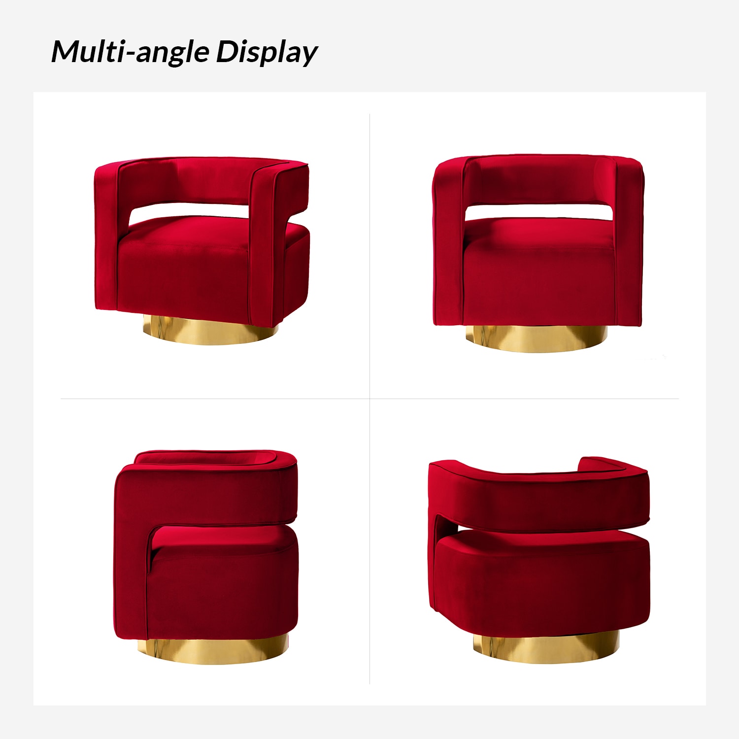 14 Karat Home CHM0141-RED chairs - View #9