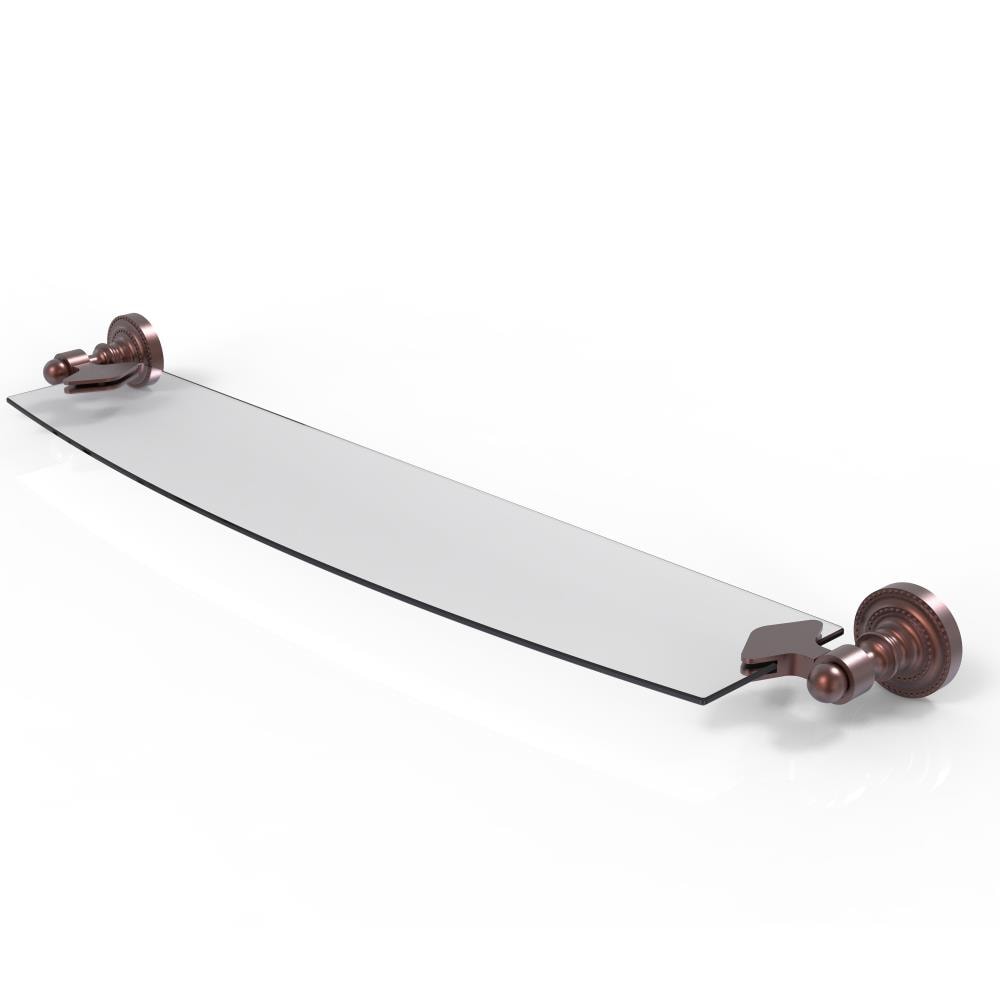 Allied Brass DT-33/24-CA Dottingham Antique Copper Wall mount Bathroom Shelf ( 24-in x 2.25-in x 5-in )