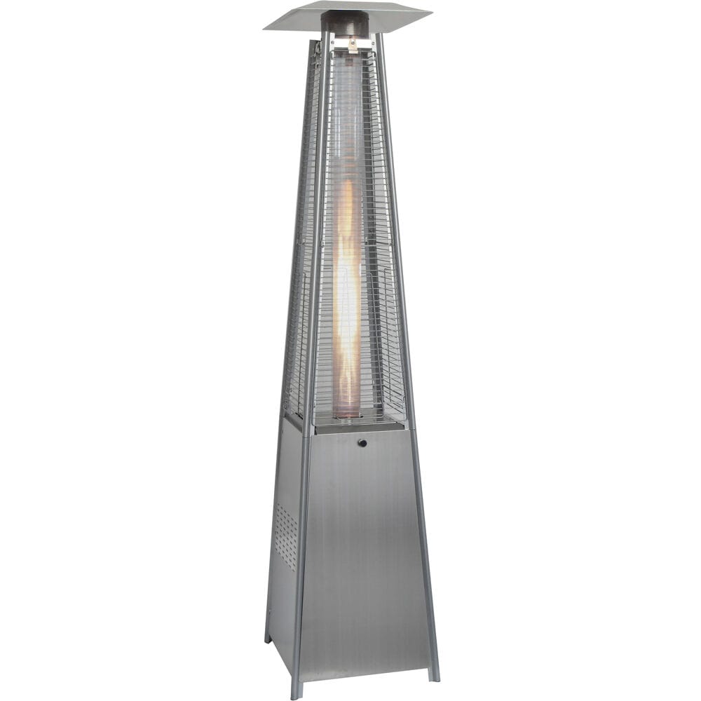 Hanover 7-ft 42,000 BTU Pyramid Propane Patio Heater in Stainless Steel the Gas Patio Heaters department at Lowes.com