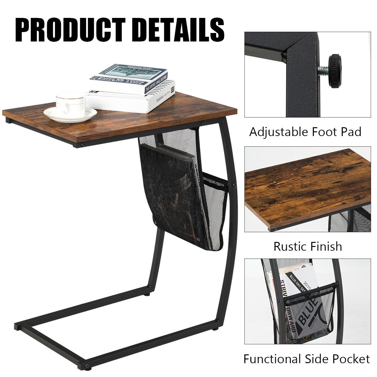 CASAINC WF-HW65711-LA End-Tables - View #5