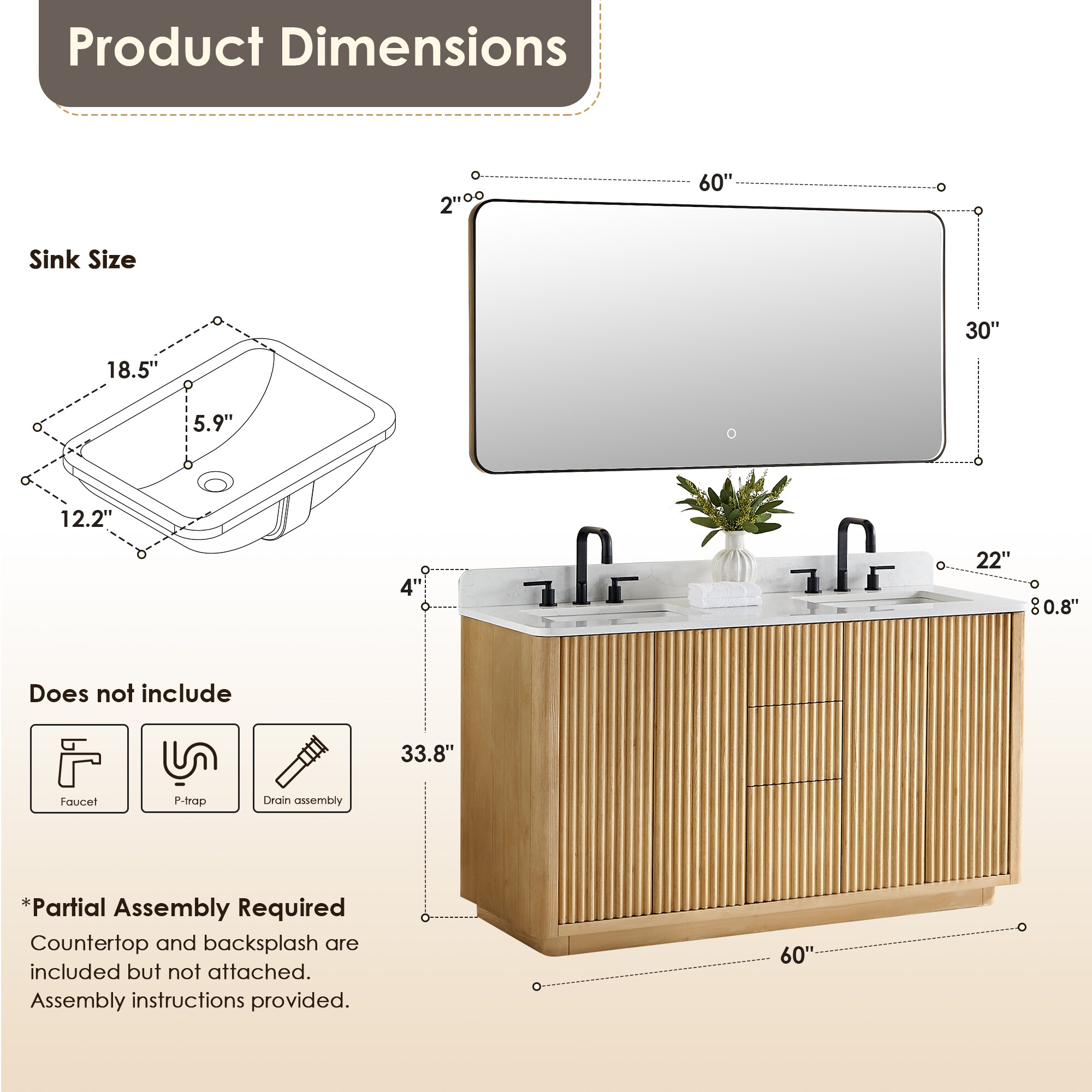 Altair 580060-WL-GW Bath-Vanity-Combo - View #14