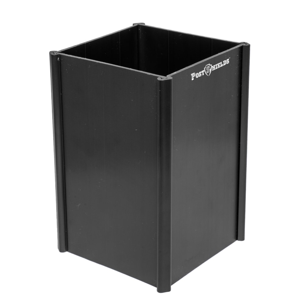 Post Shields 3.5-in Black PVC Universal Bracket For Multiple Fence Types
