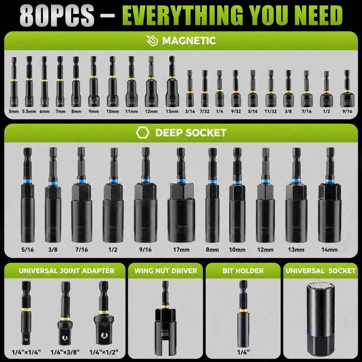 Oyezvary LOZ0805O048 Socket-Sets - View #4