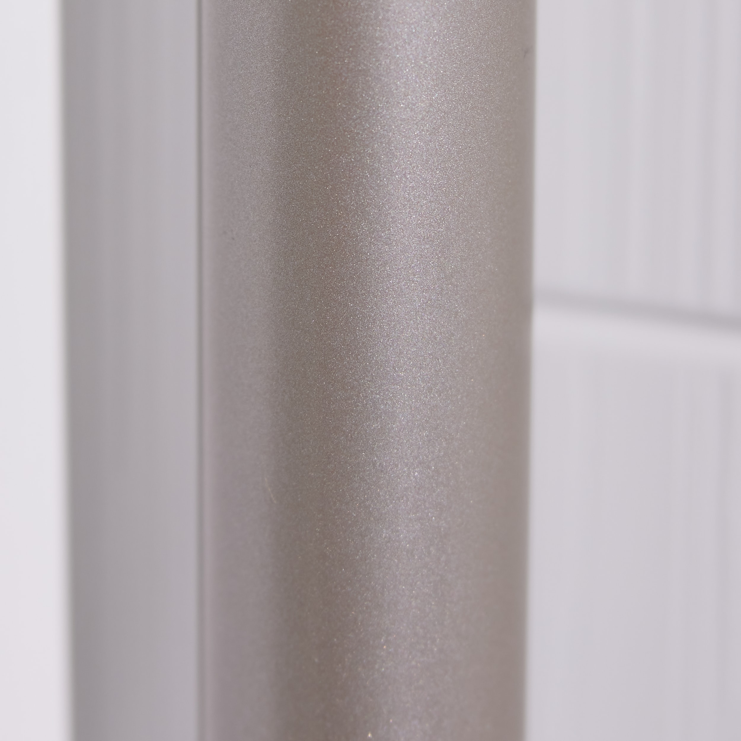 Style Selections 113-In H Steel Satin Nickel Tension Pole Freestanding Shower Caddy 41451L