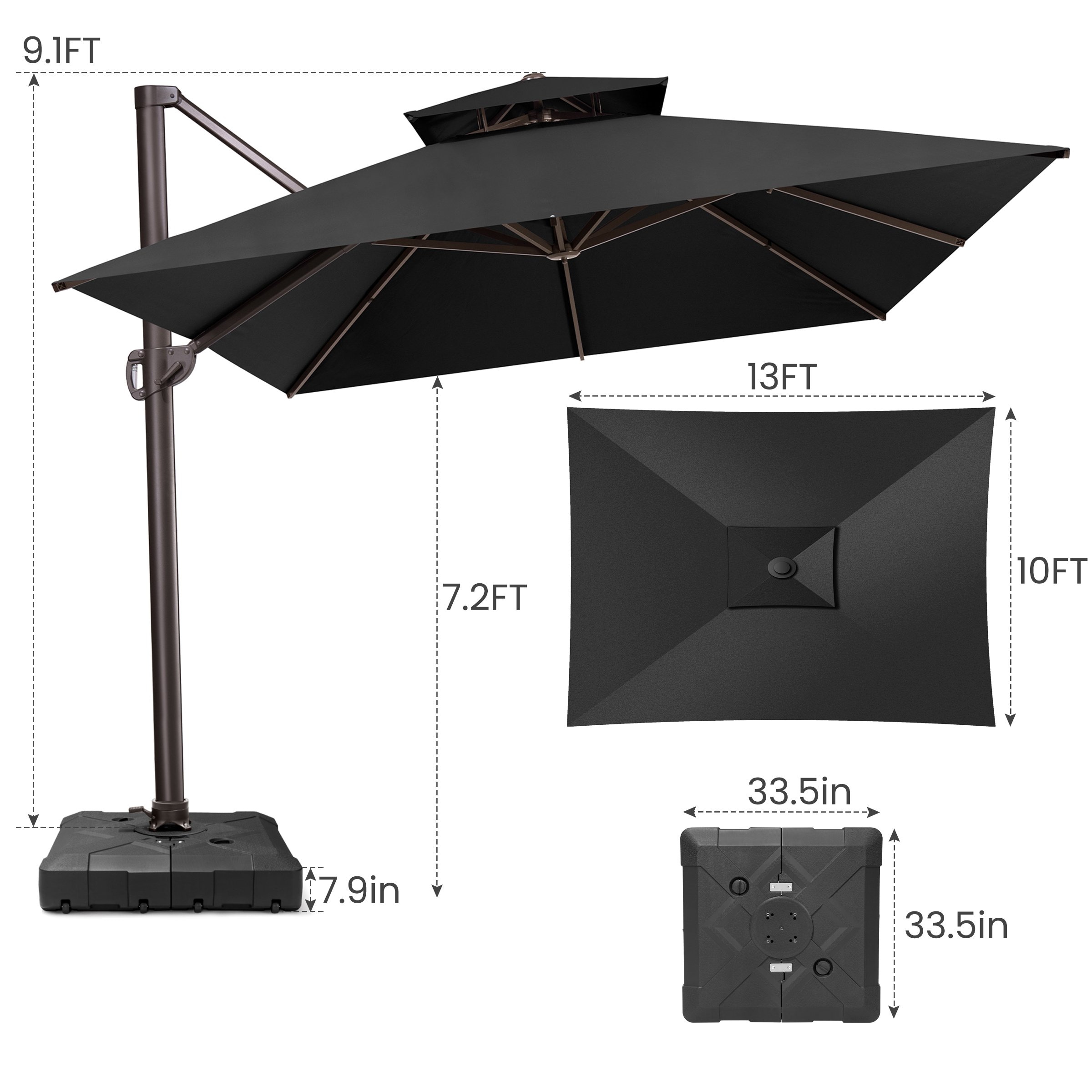 Crestlive Products CL-PU056BLK Umbrellas-2 - View #3