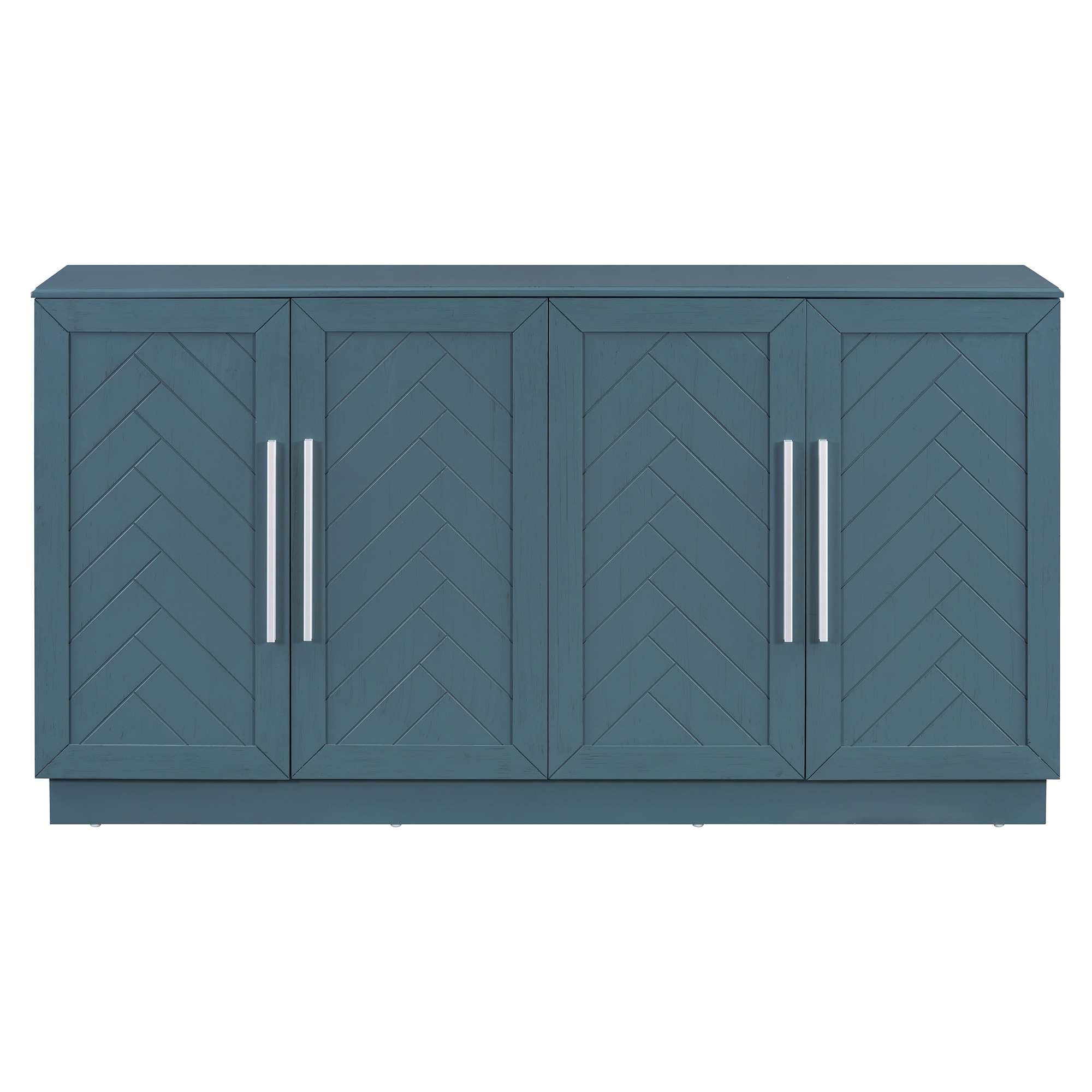 SINOFURN SYA330208BL Contemporary/Modern MDF Blue Sideboard