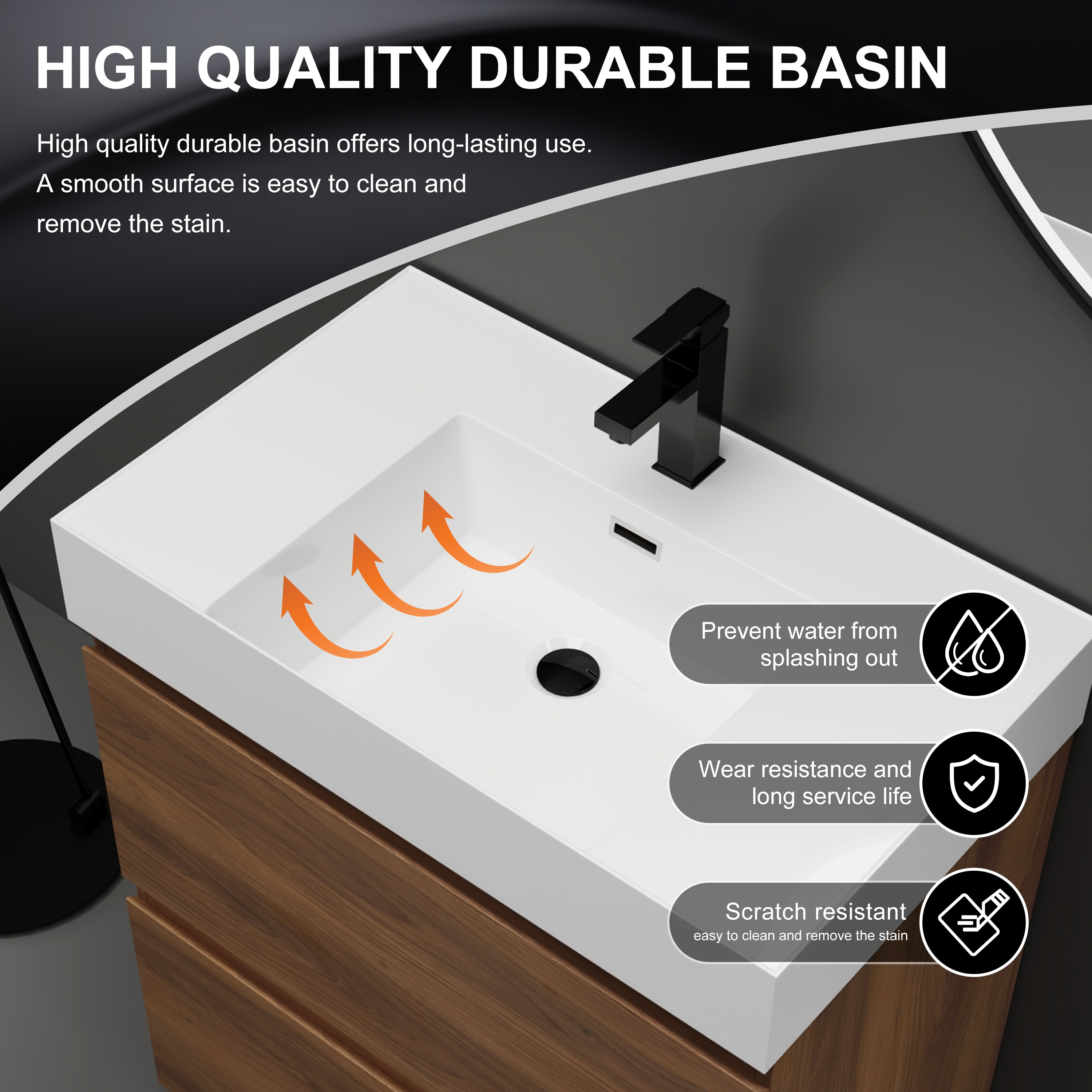 WELLFOR NIE-N7VT002-B Bath-Vanity-Combo - View #5