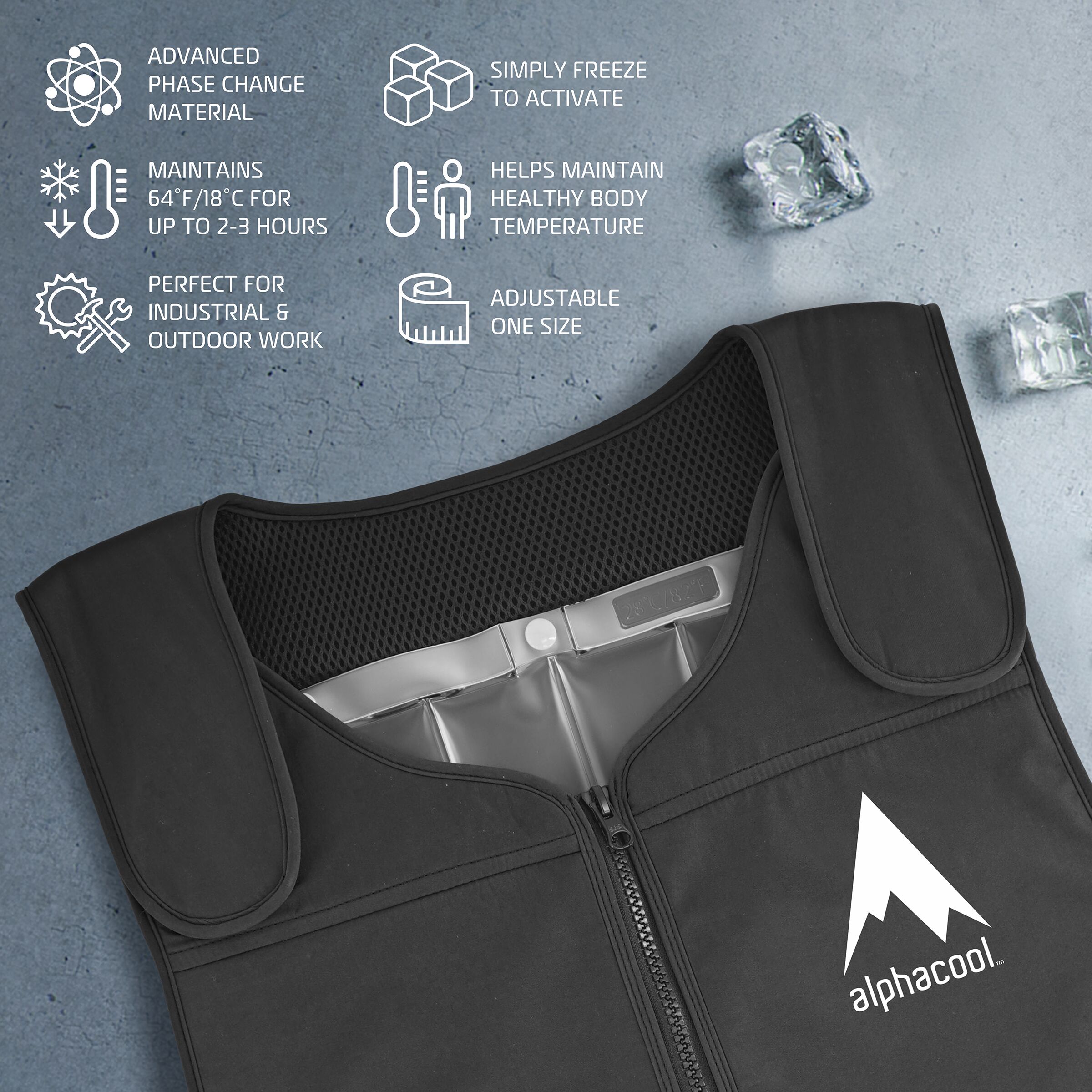 AlphaCool AC-PVCT-BK Jackets-Coats - View #3