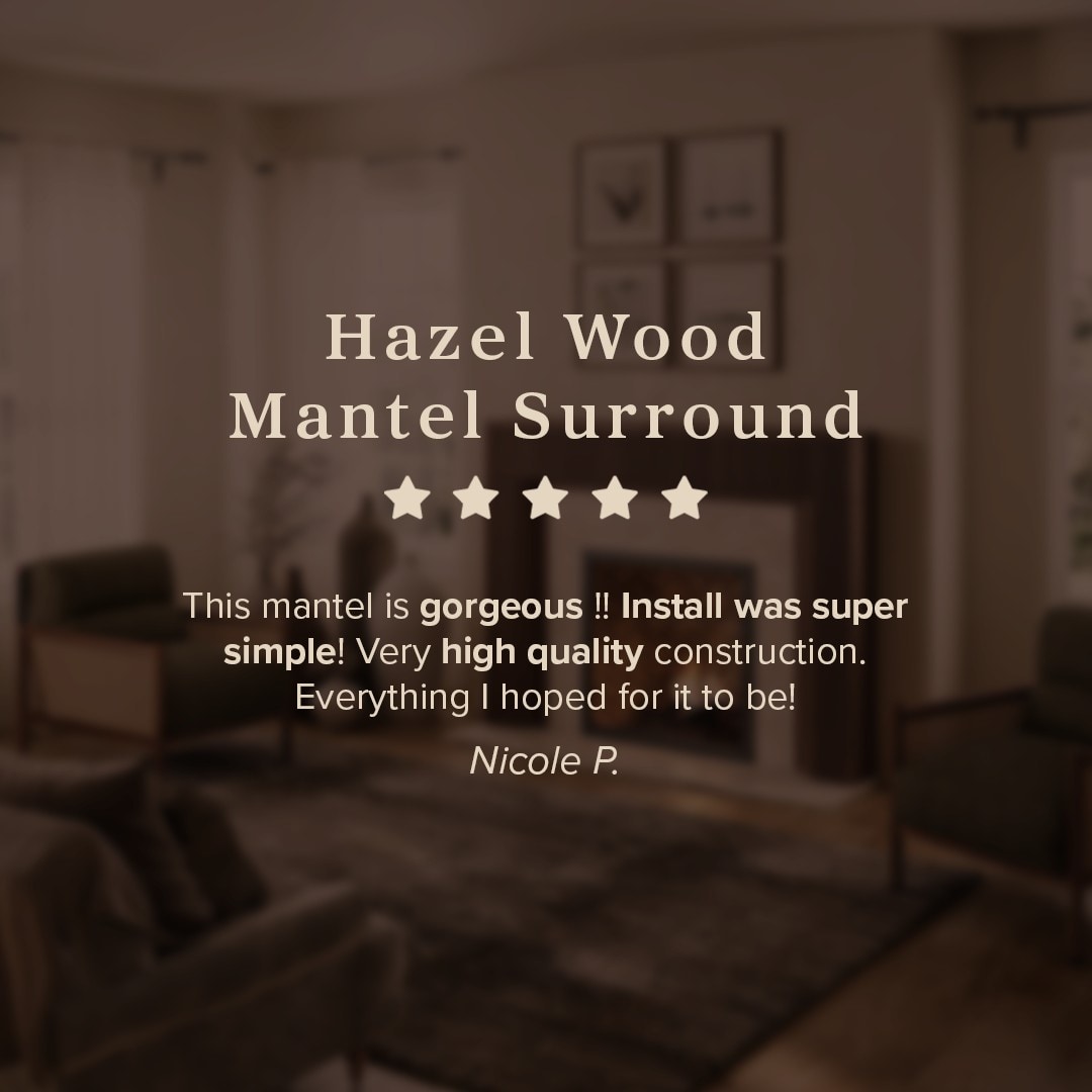 Modern Ember HAZEL-4842-UMB Mantel-Surrounds-Pilasters - View #3