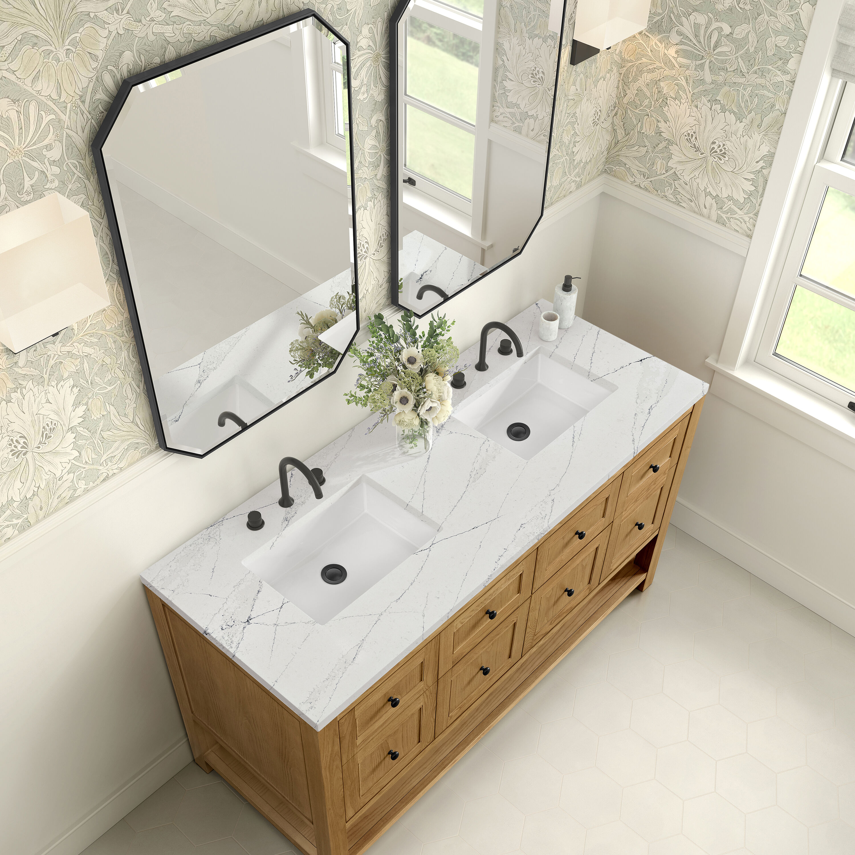 James Martin Vanities 330-V60D-LNO-3ENC Bath-Vanity-Combo - View #6