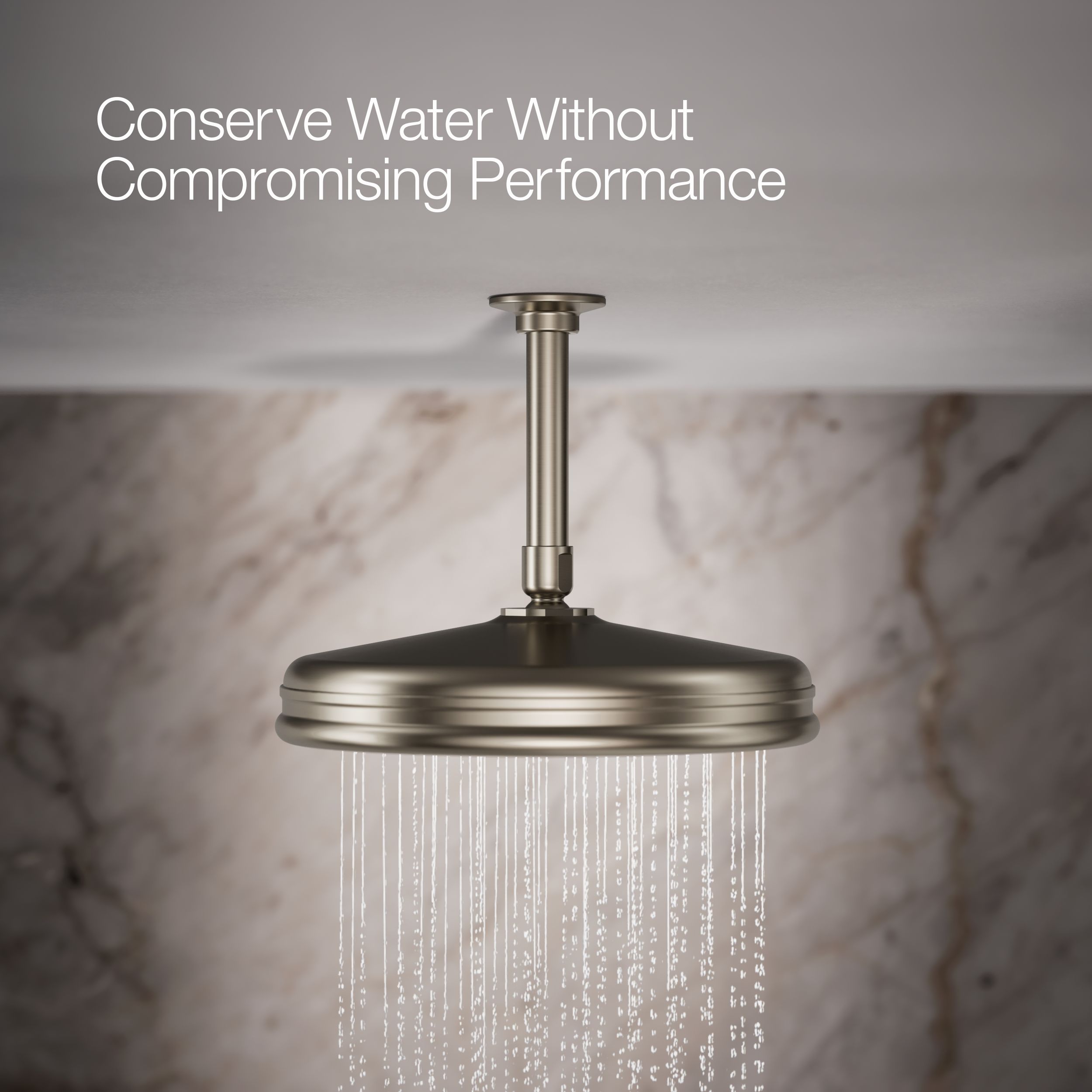 KOHLER K-13693-G-BN Fixed-Showerhead - View #4