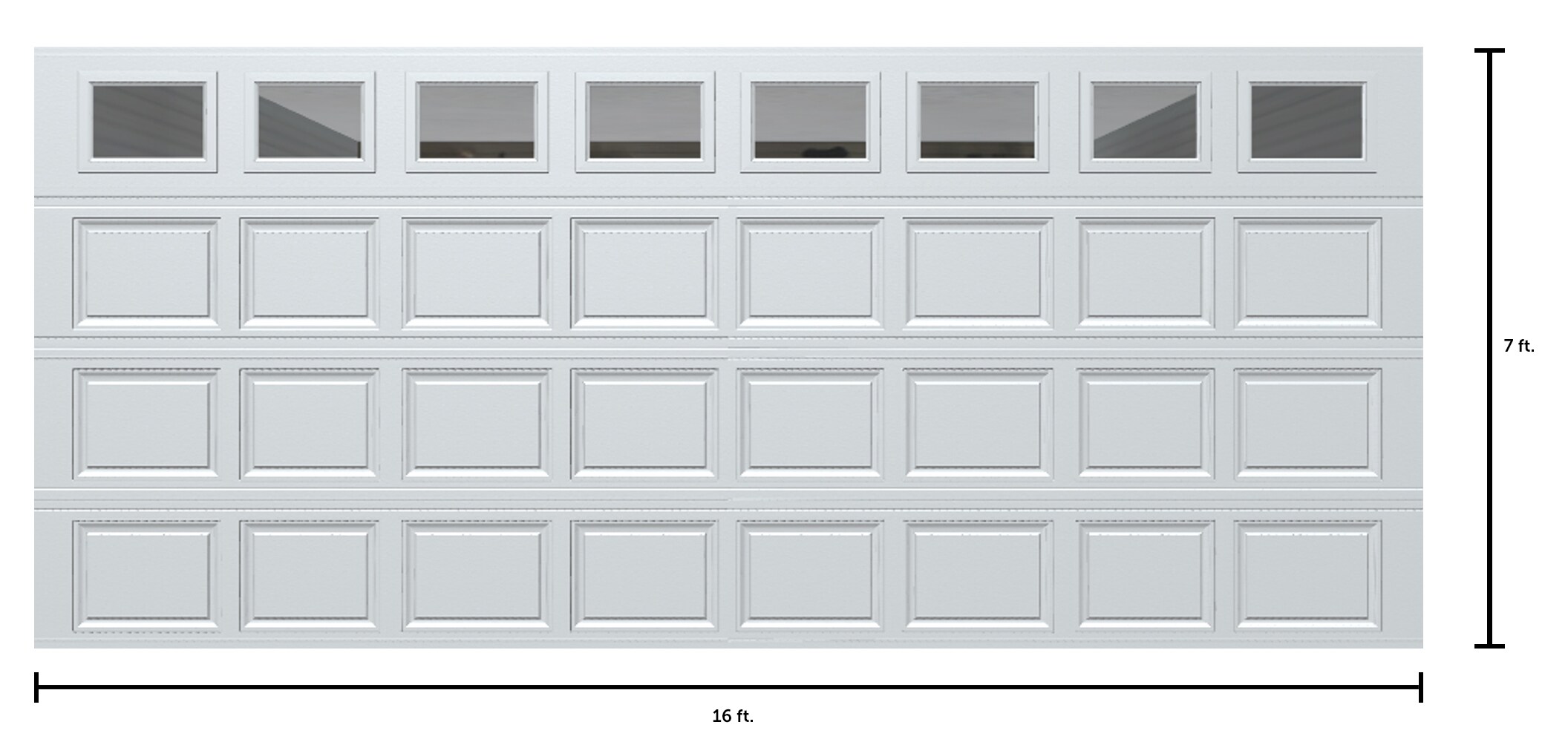 Wayne Dalton WD9605CWC167 Garage-Doors - View #2