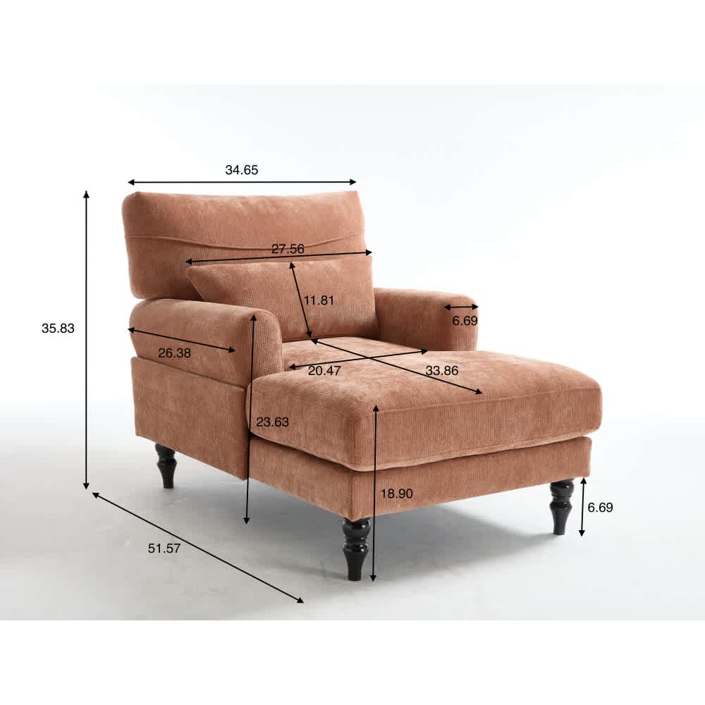 Coolbibila KACE-CHAIR-ORANGE chairs - View #3