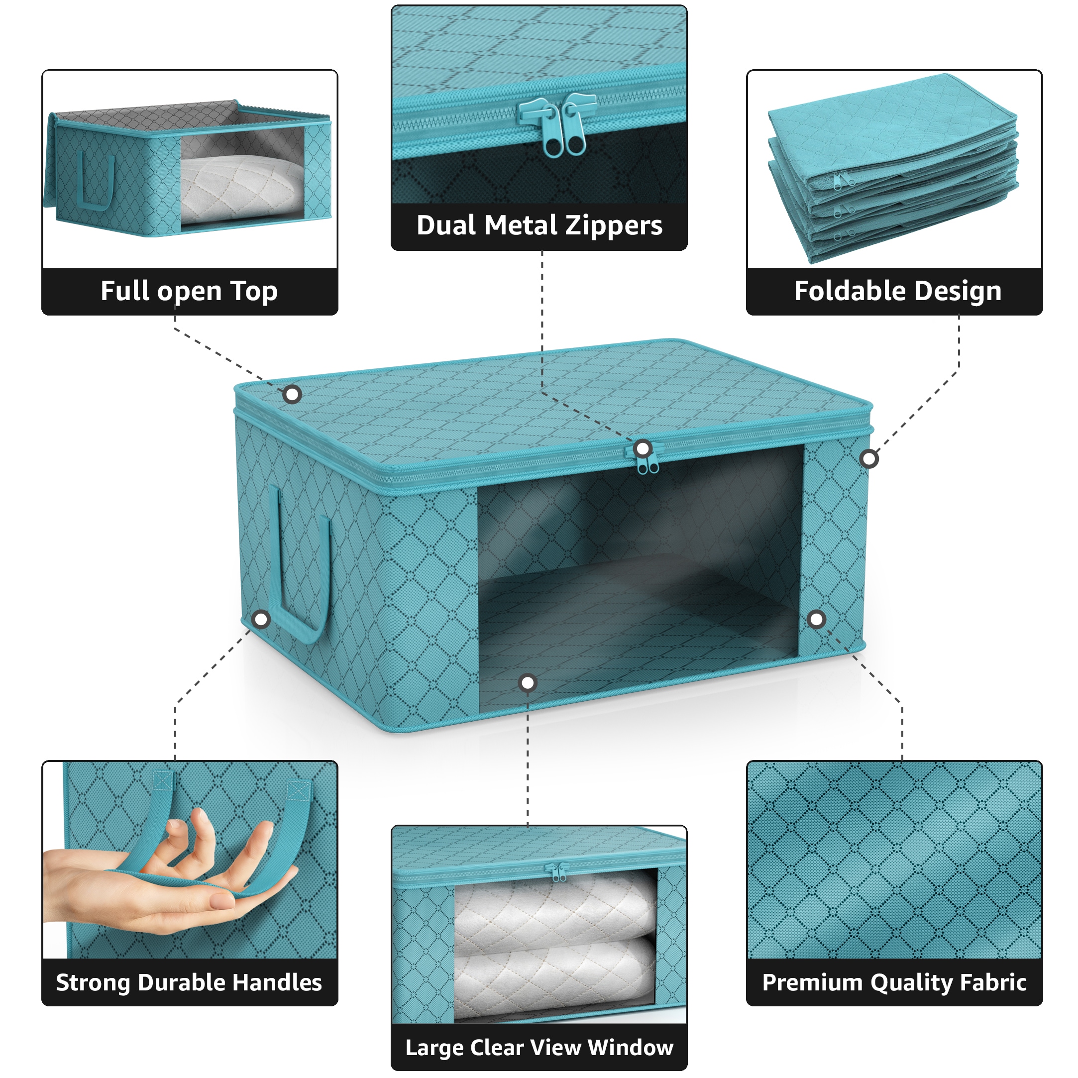 SORBUS SOK3-AQ-2PK Clothing-Storage-Accessories - View #3